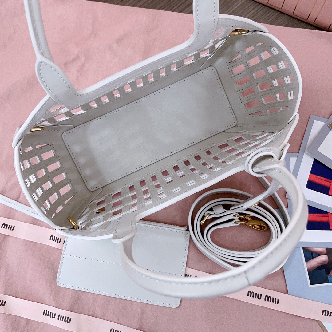 MiuMiu Leather Basket-24*12.5*9CM