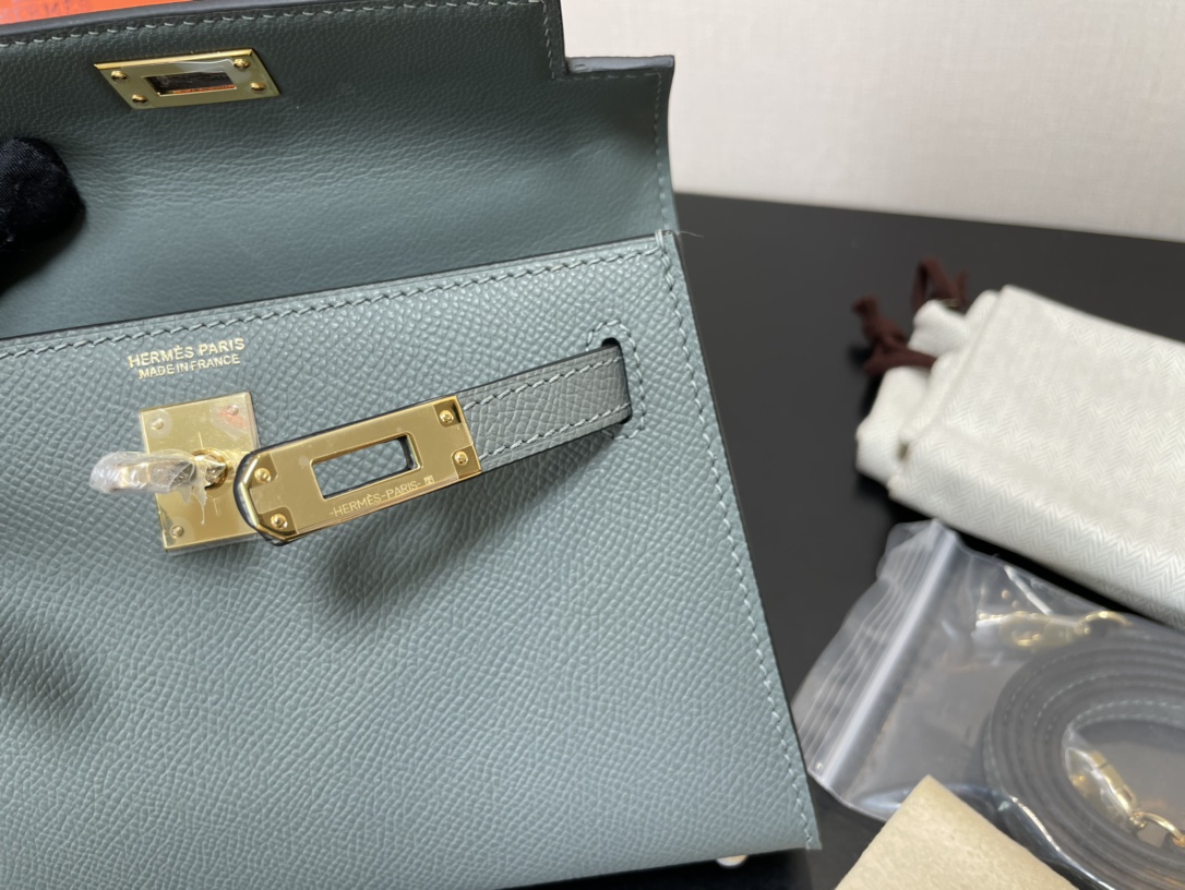 H**mes kelly-gold&silver hardware-19cm