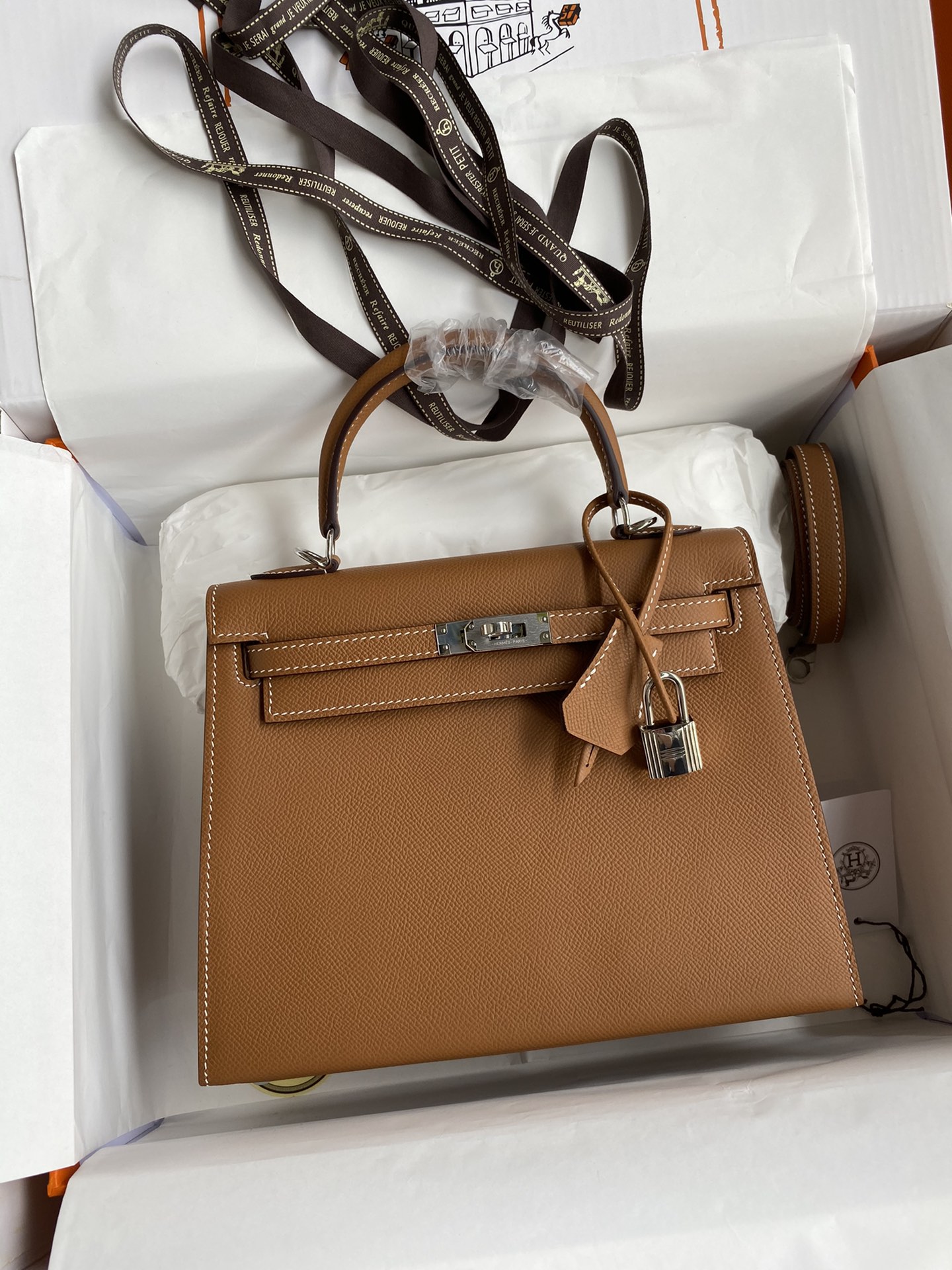H**mes kelly-epsom leather-25cm