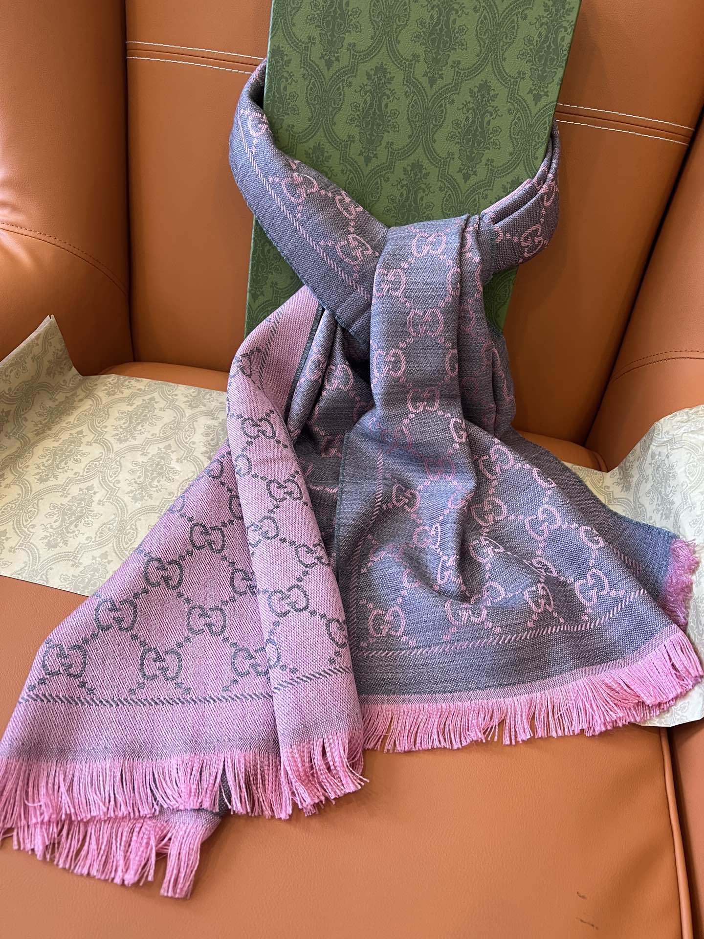 G*u*i scarf-48*180cm
