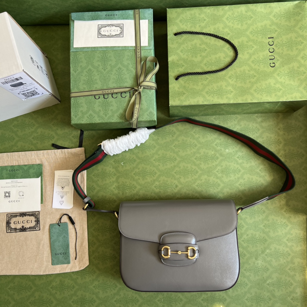 G*u*i 1955 horsebit shoulder bag-30*21*7.5cm