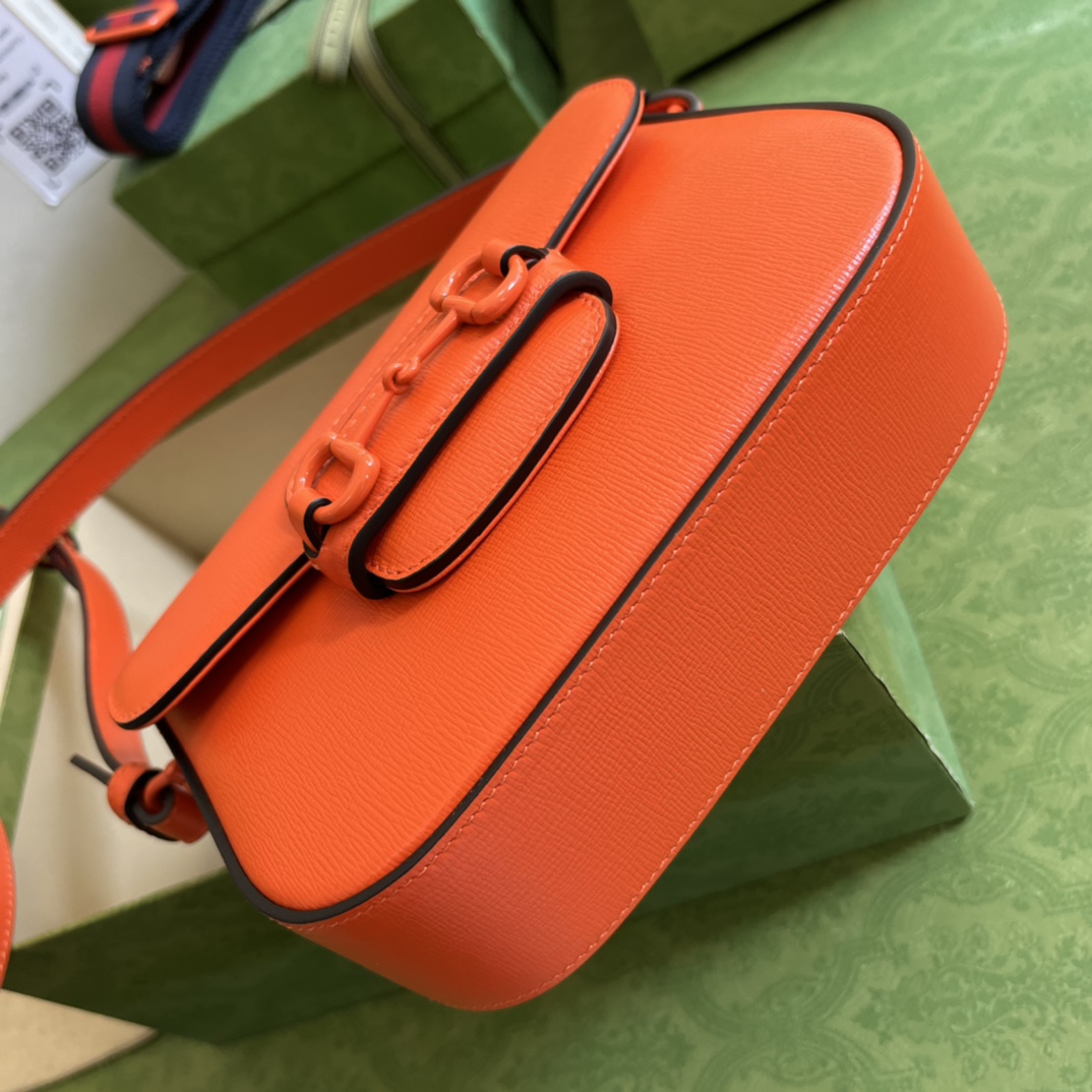 G*u*i 1955 horsebit shoulder bag-20.6*14.4*5.1cm