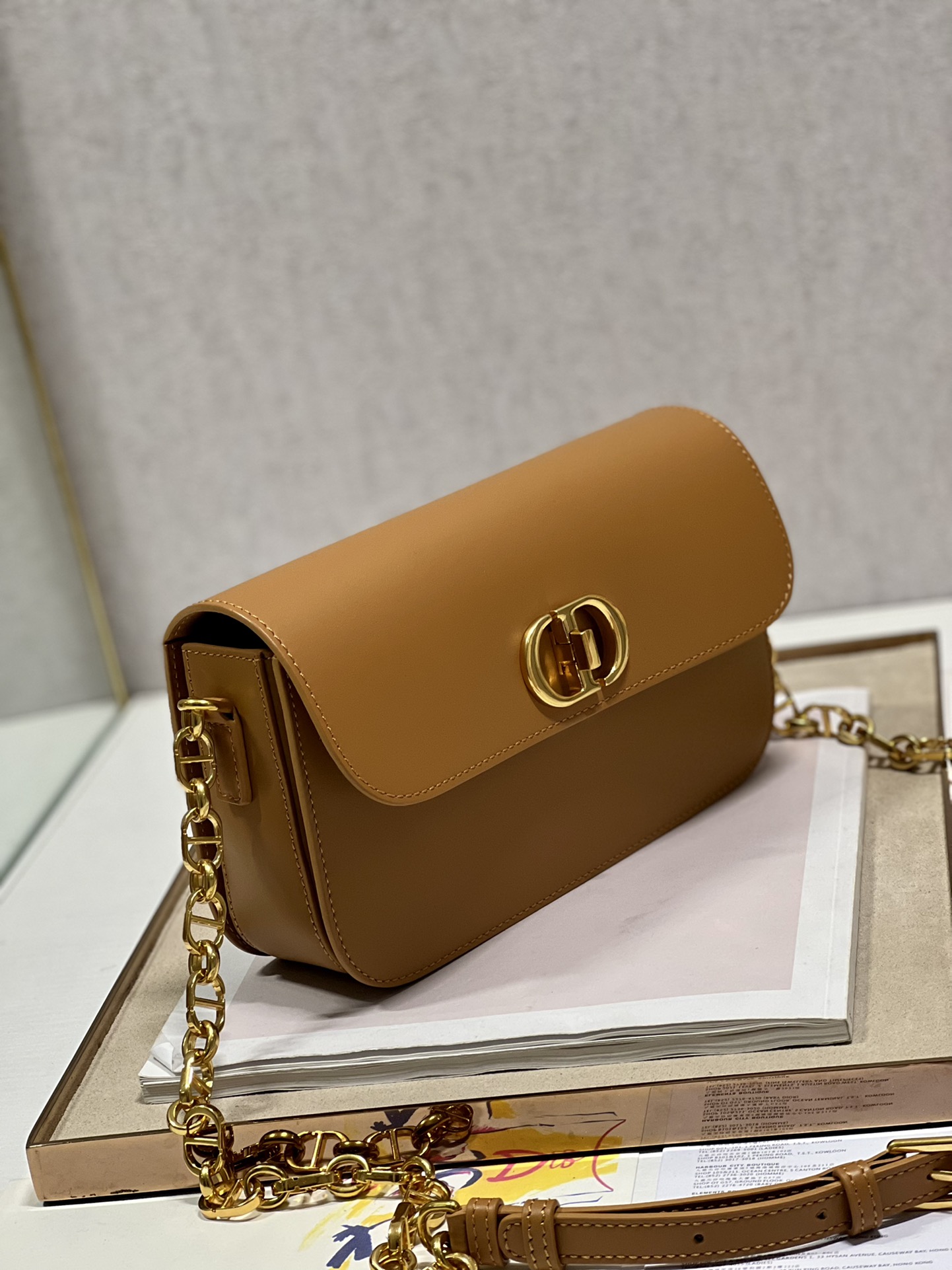 Di0r 30 Montaigne Avenue Bag-22.5×12.5×6.5CM