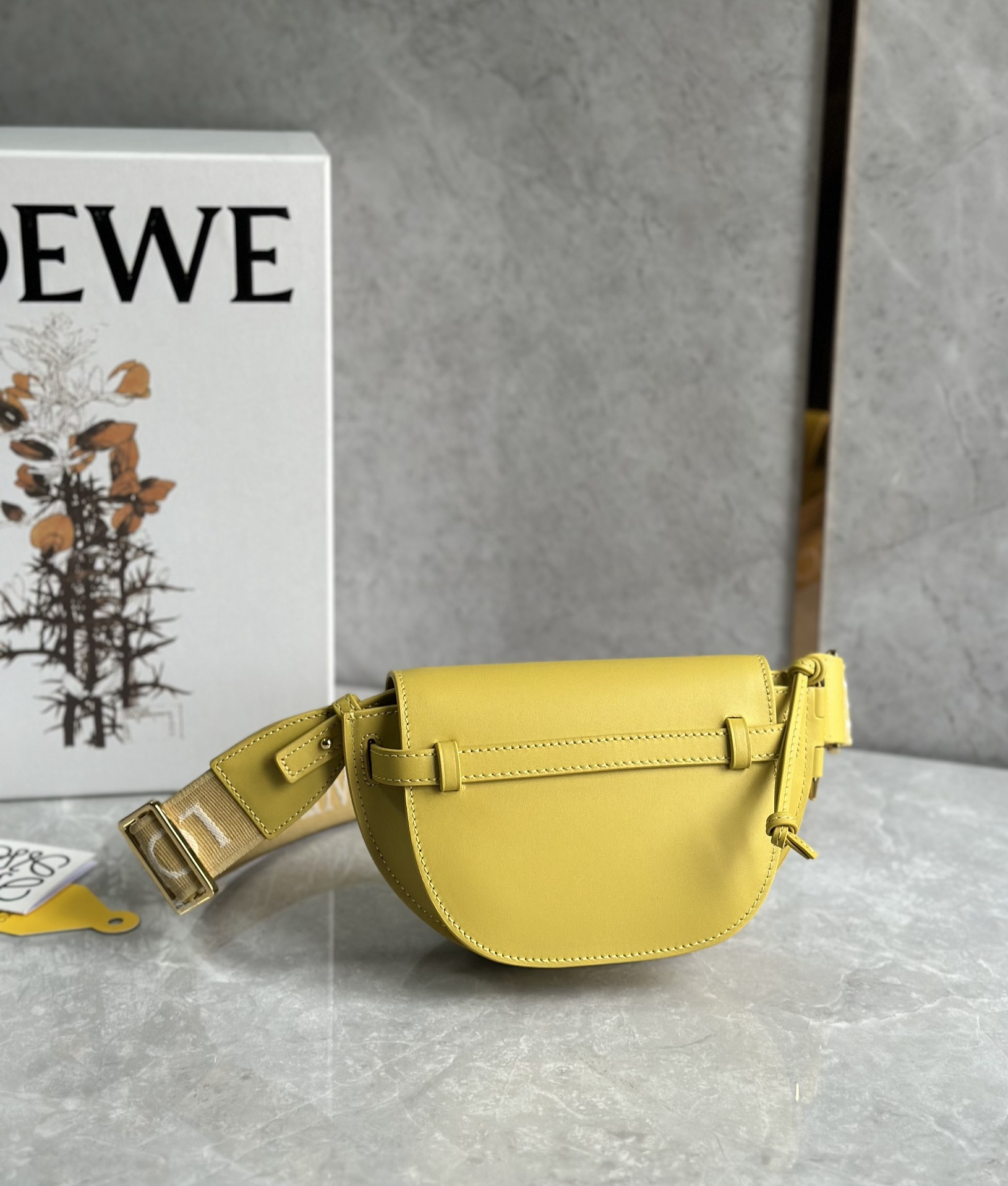 L0ew* mini gate dual bag-21*12.5*9cm