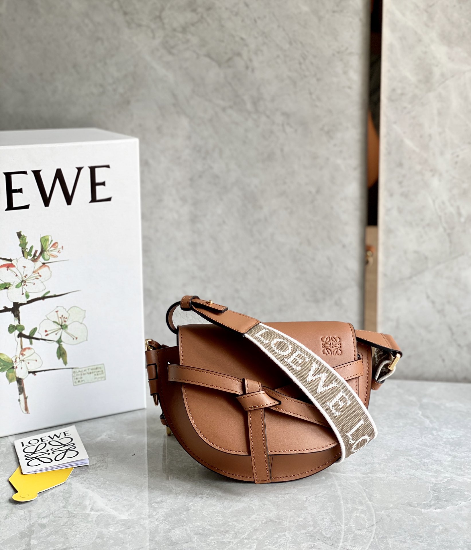 L0ew* mini gate dual bag-21*12.5*9cm