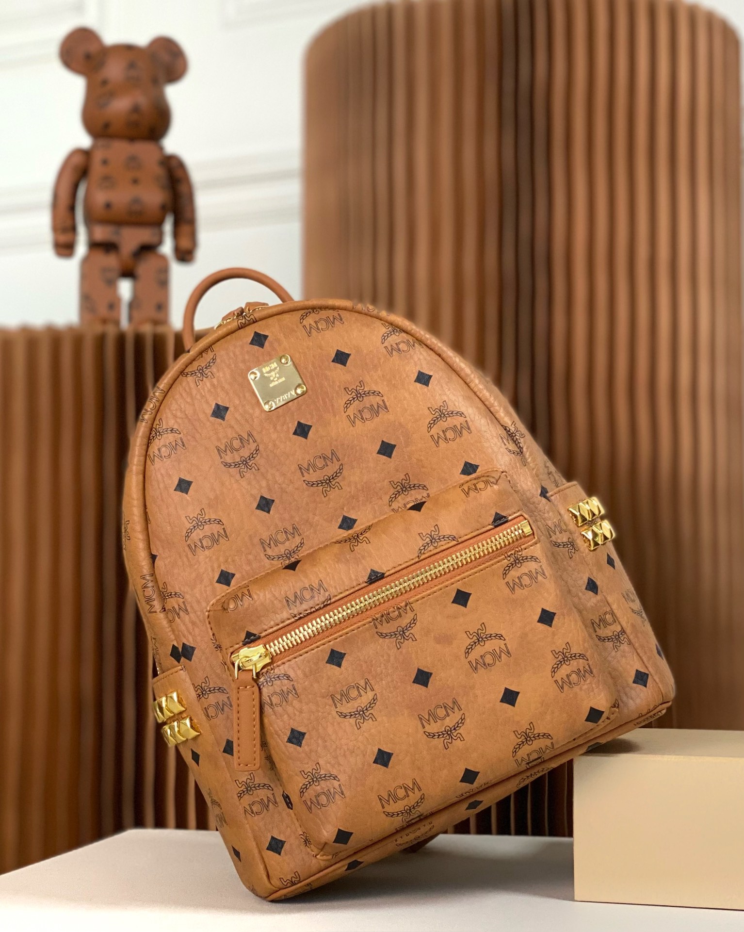MCM Stark Backpack-10.0 x 17.5 x 21CM