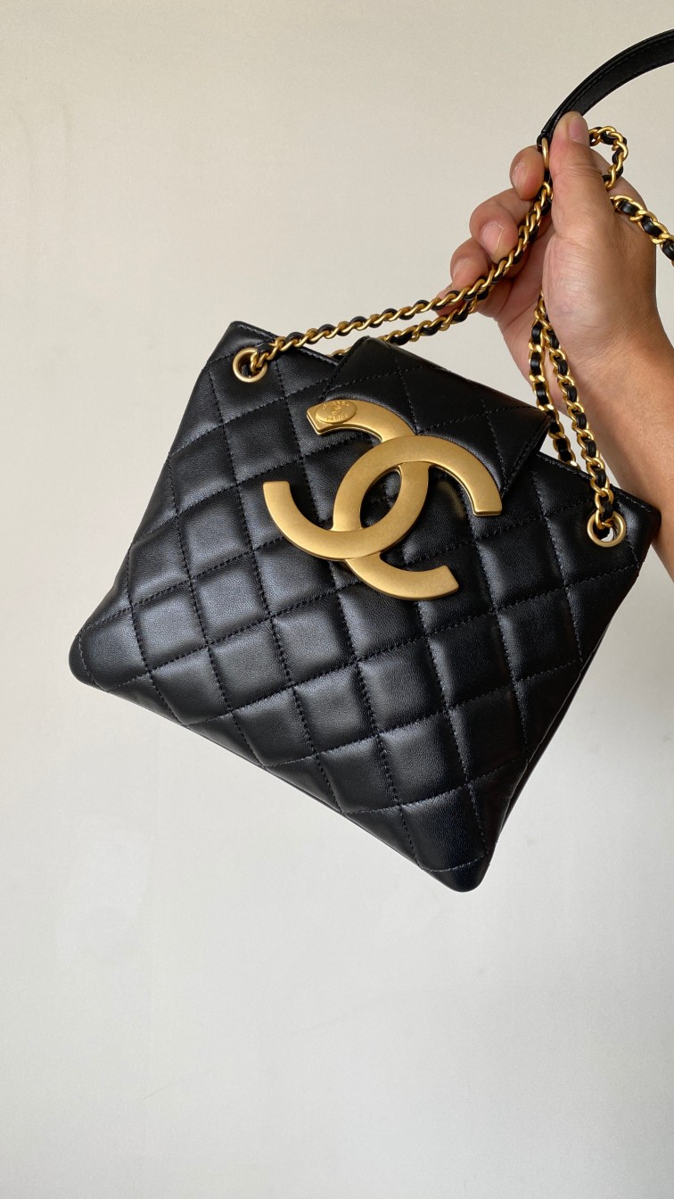 Ch@nel 2021SS Tote Bag-17.5*20*5CM