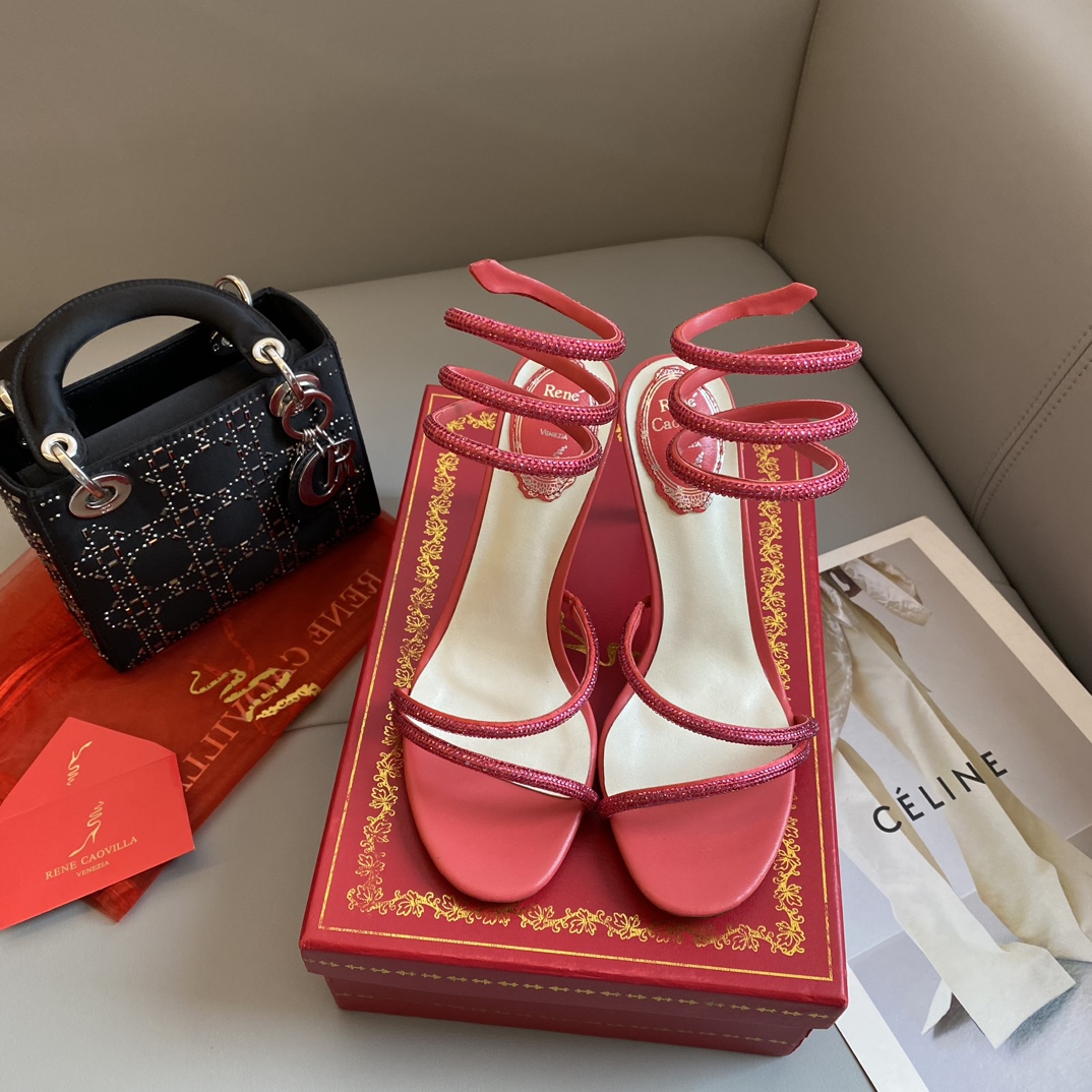 Rene Caovilla Slides-9.5CM（EU34-41）