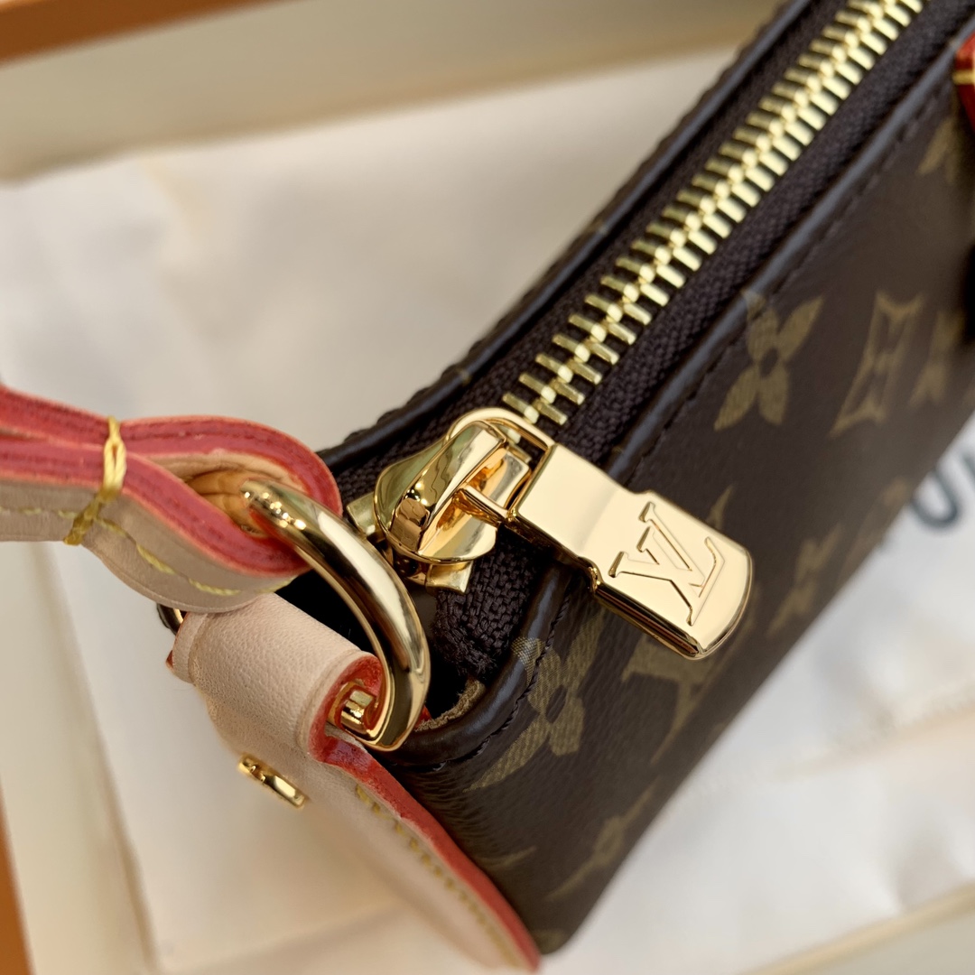 l0*is V*t0n pochette tirette bag-m24255-22*12*5.5cm