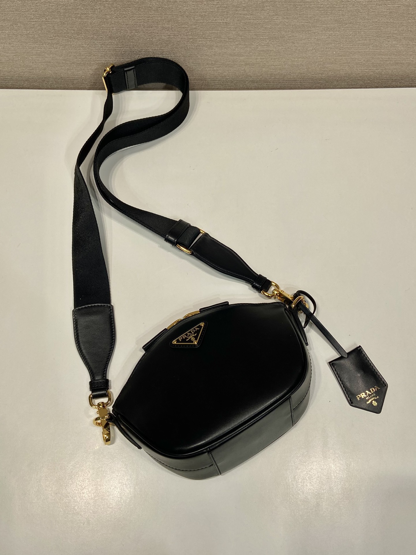 Pra*a 1bh212 crossbody bag-18*15*8cm