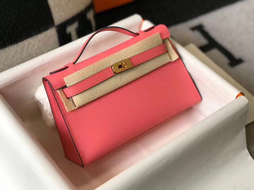 H**mes mini kelly pochette-epsom leather-22cm