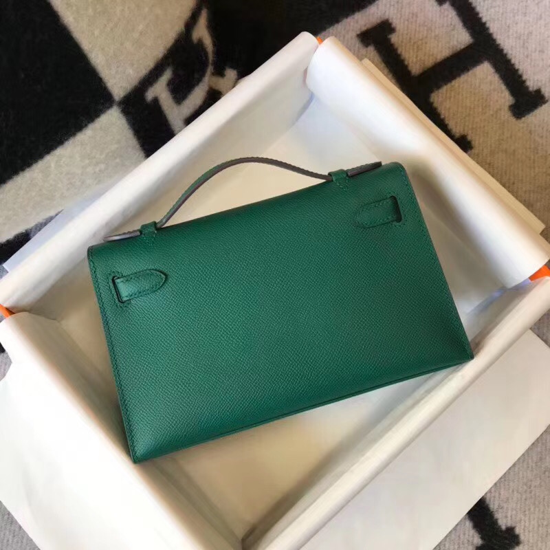 H**mes mini kelly pochette-epsom leather-22cm