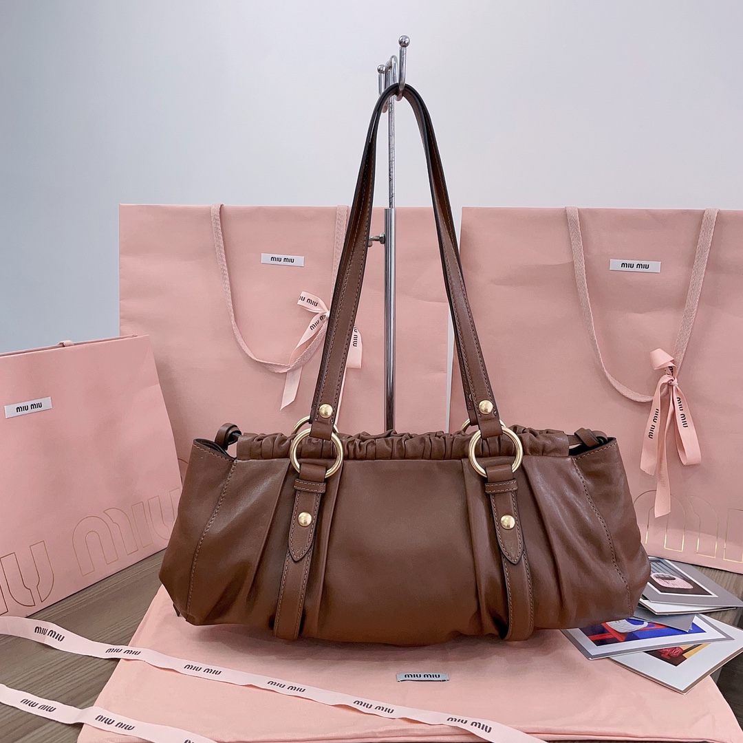 M*um*u casual style street style 2way plain leather party style-44 x 16 x10.5cm