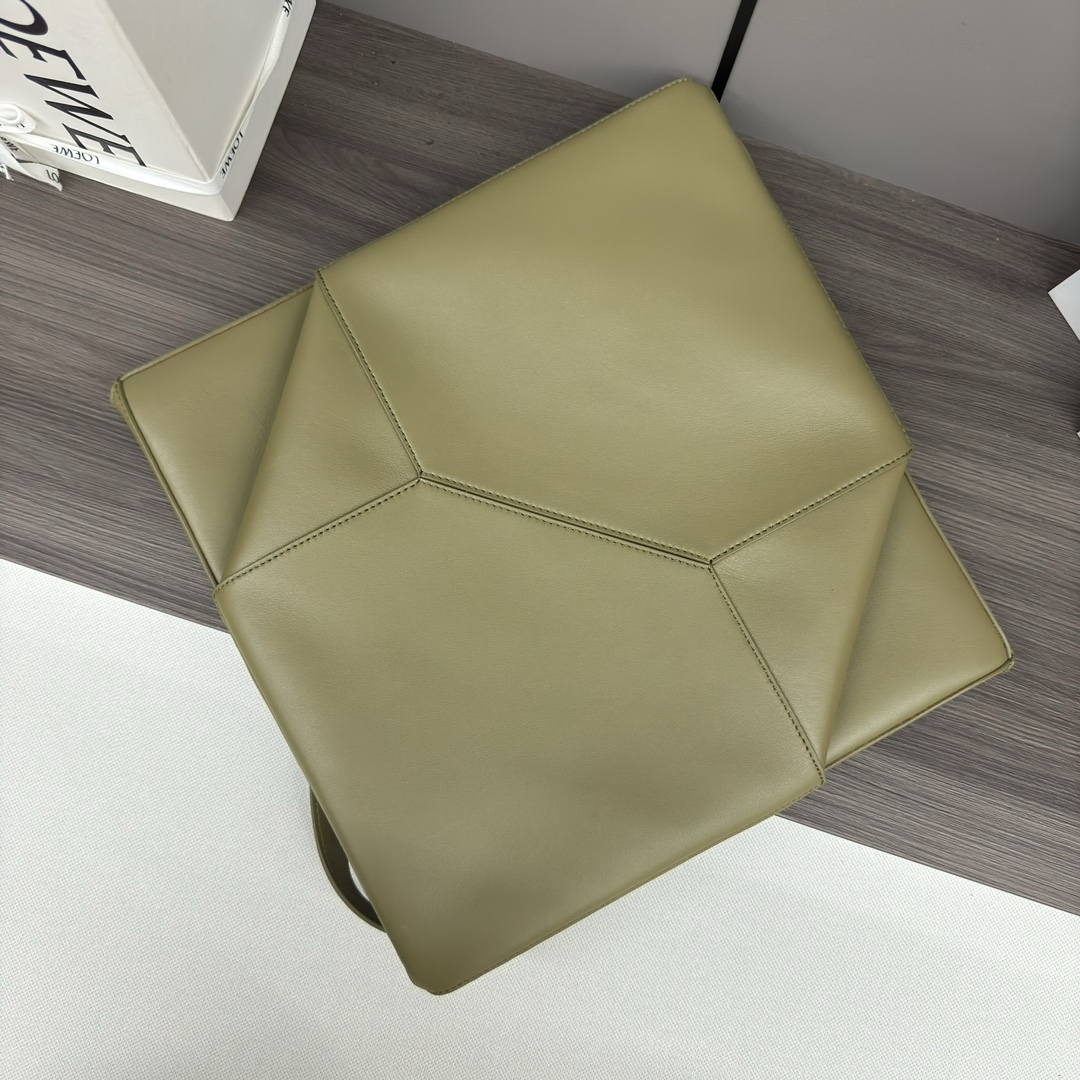 L0ew* puzzle fold leather tote-42*18*41cＭ