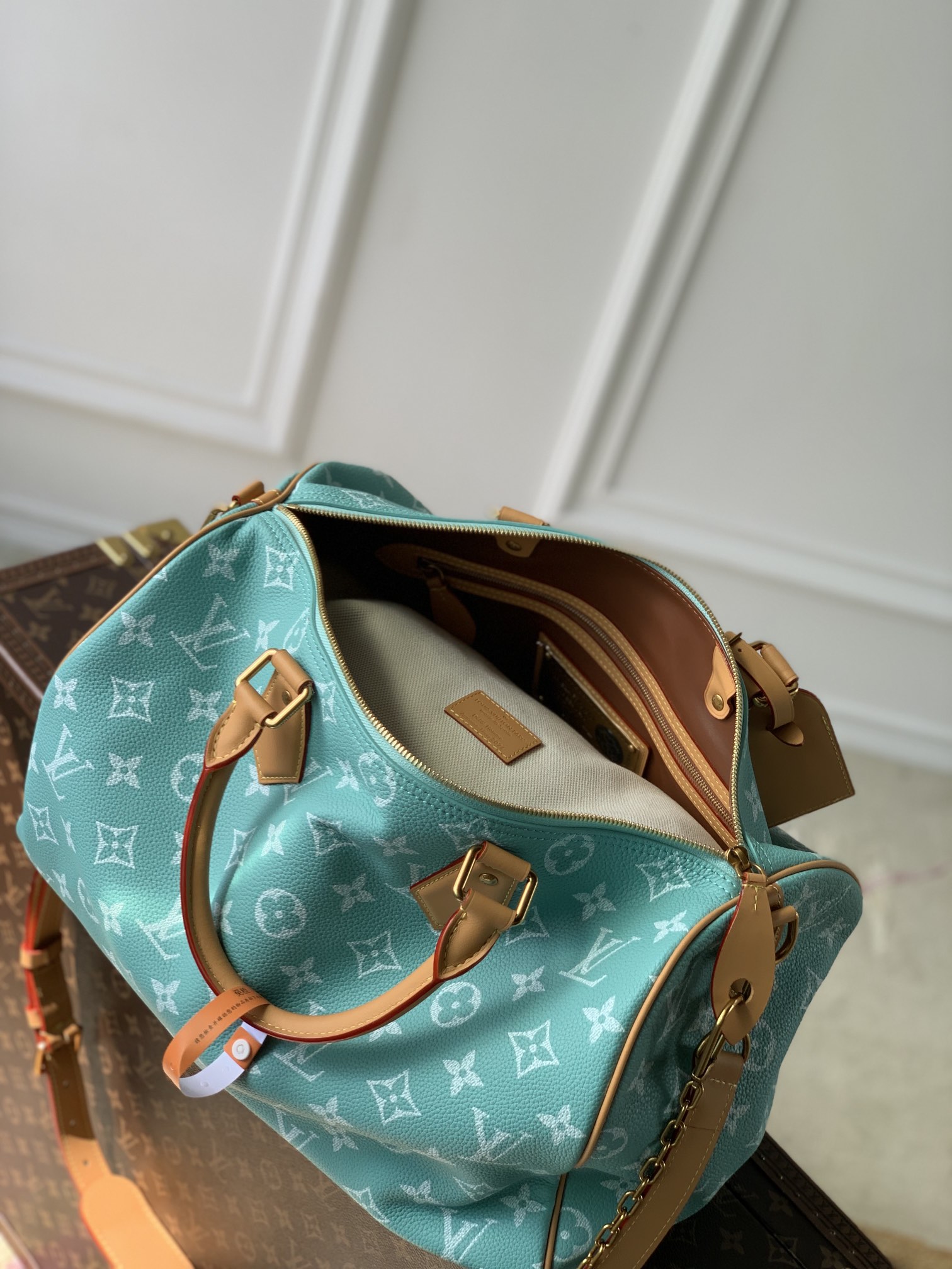 l0*is V*t0n speedy p9 bandoulière 40 monogram leather -40 x 26 x 23cm