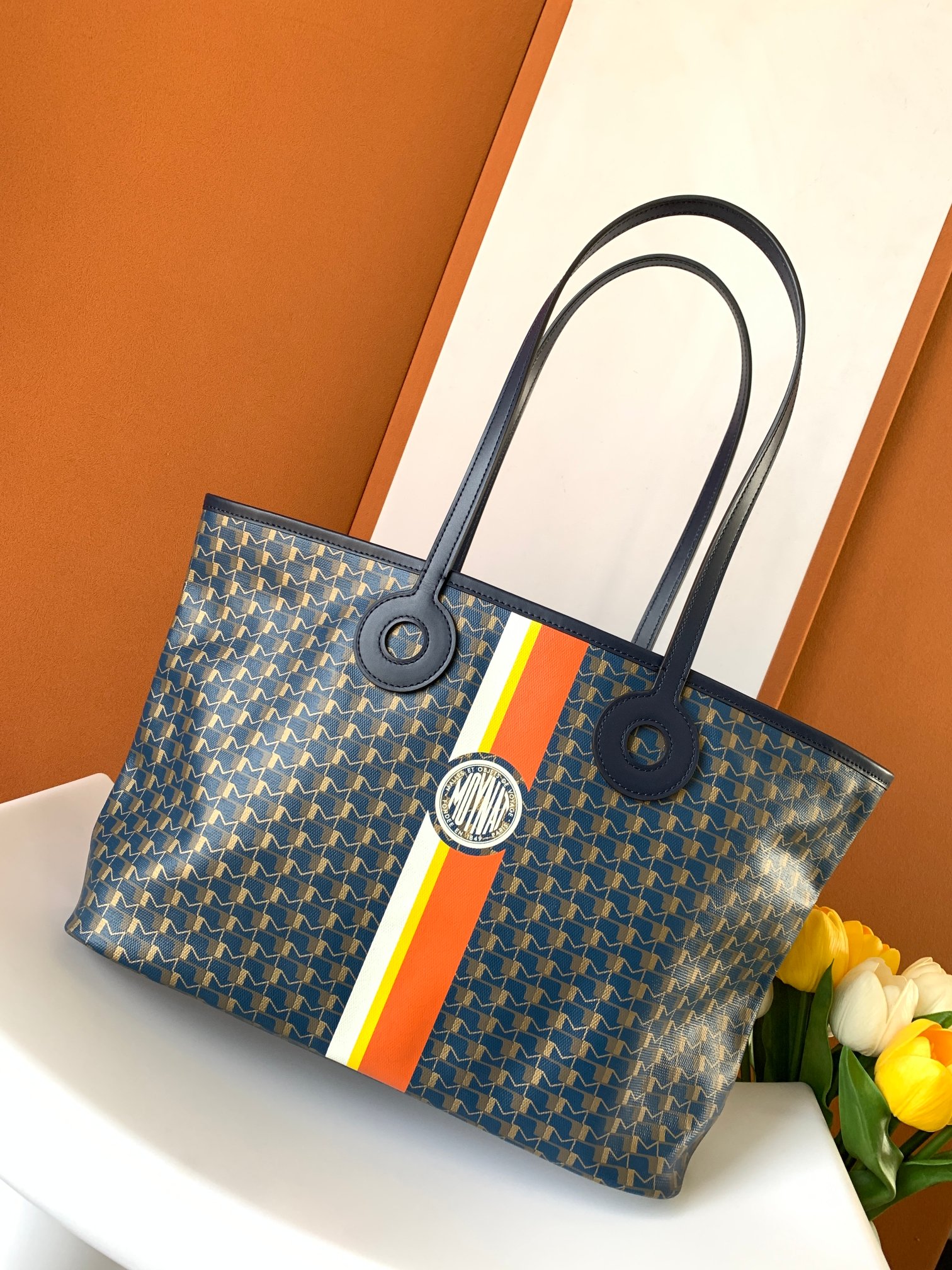 Go*ard canvas 1920 tote-45x13.5x27cm