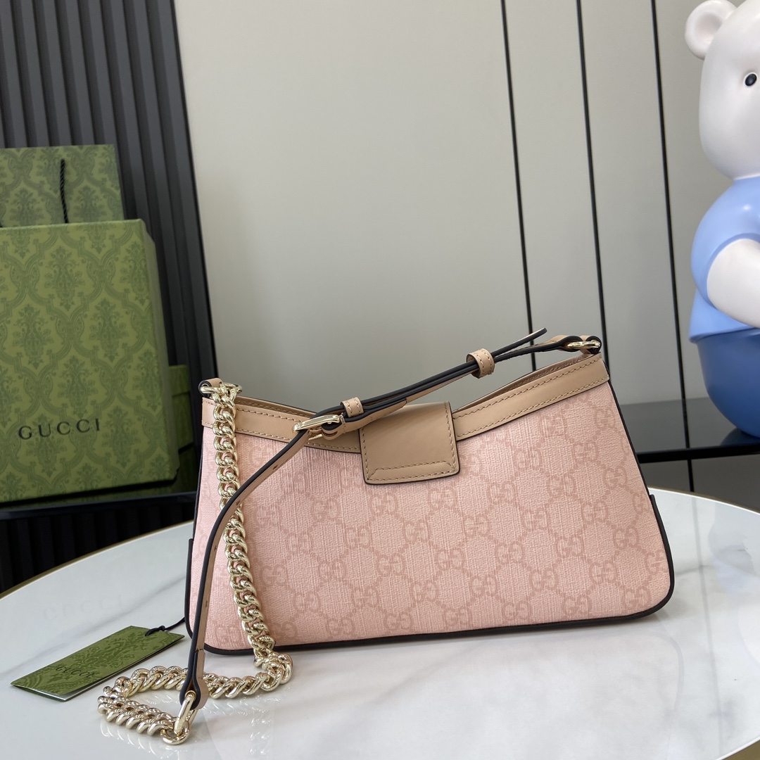 G*u*i padlock bag-26.5 x 13.5 x 4.5cm