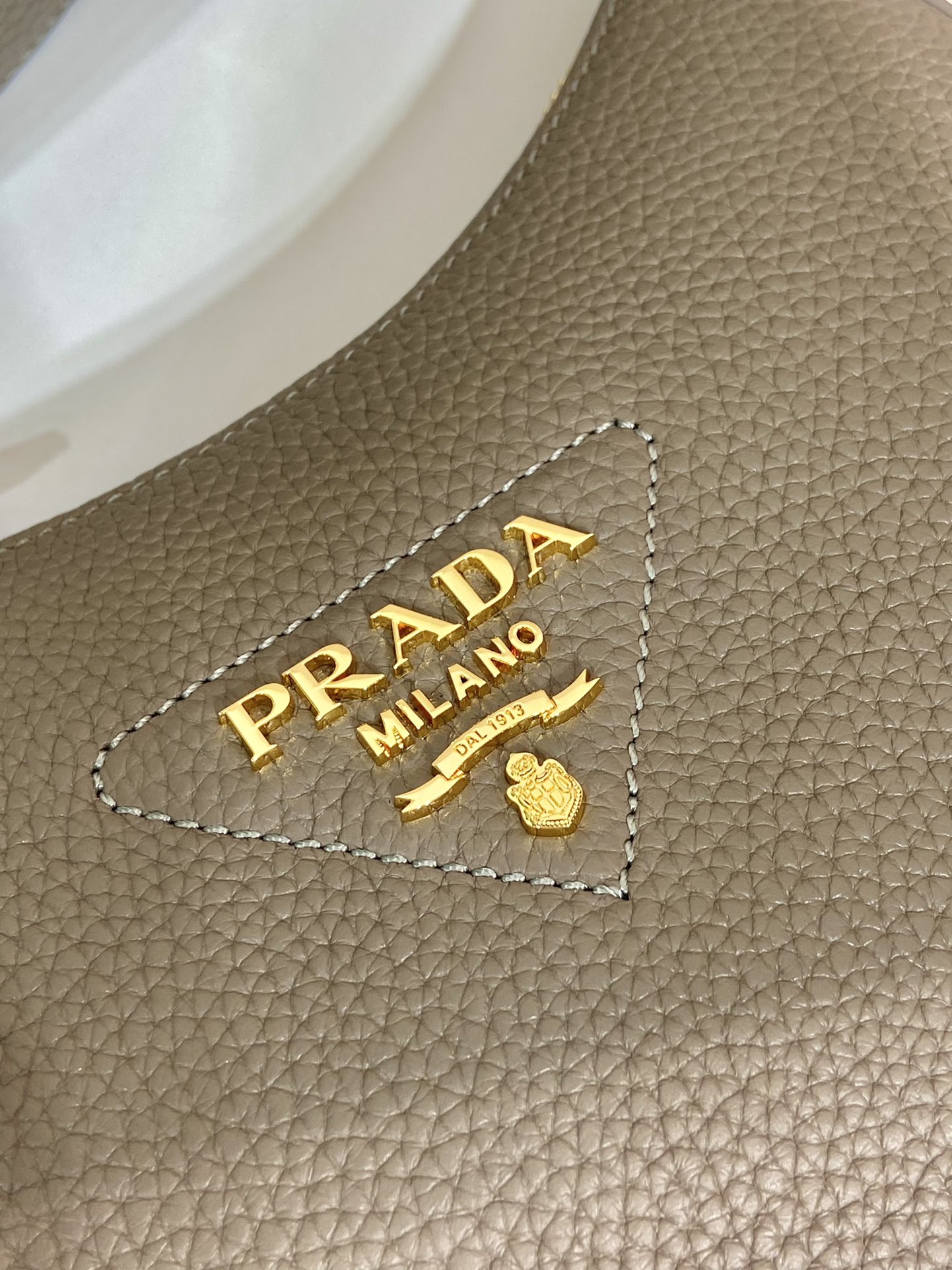 Pra*a leather shoulder bag-1bh193-24*18*6cm