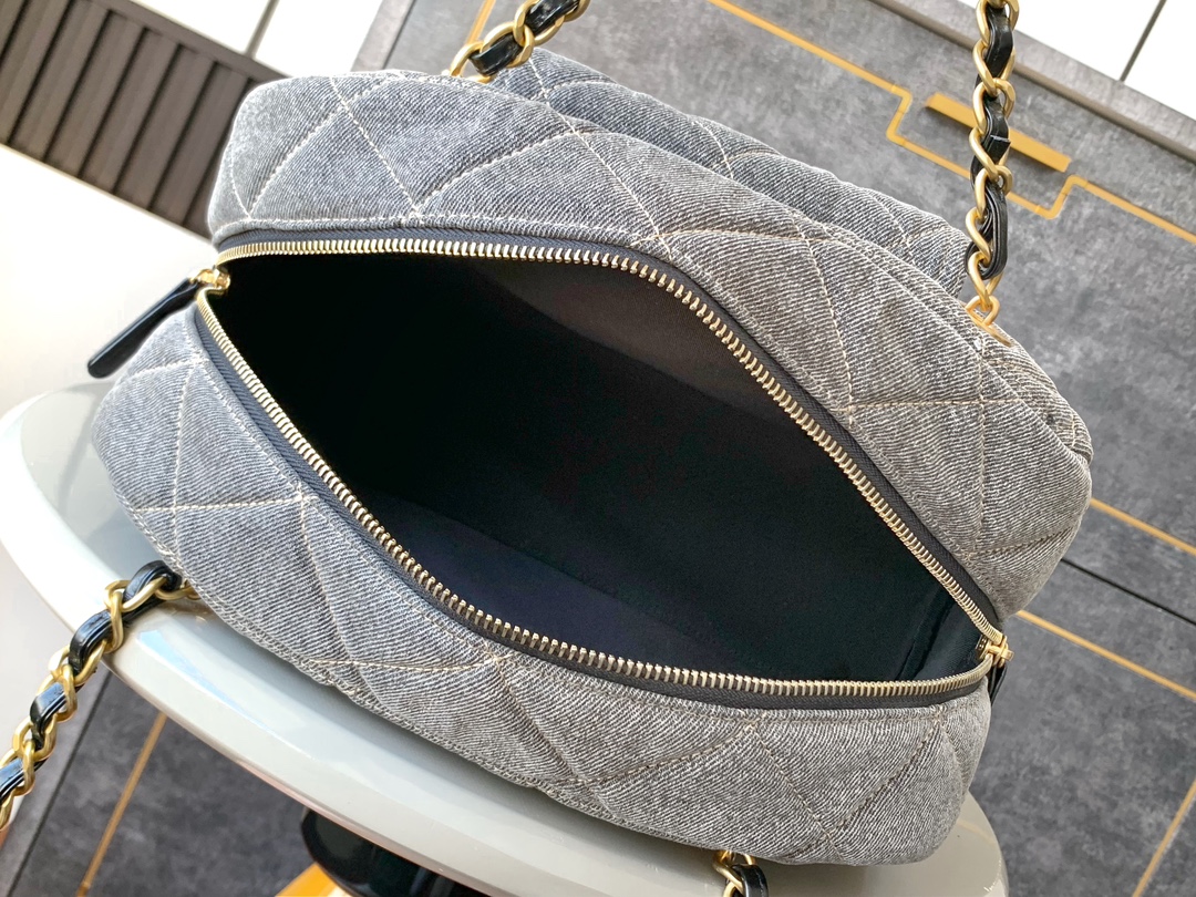 Ch@nel Maxi Bowling Bag-34x24x11CM