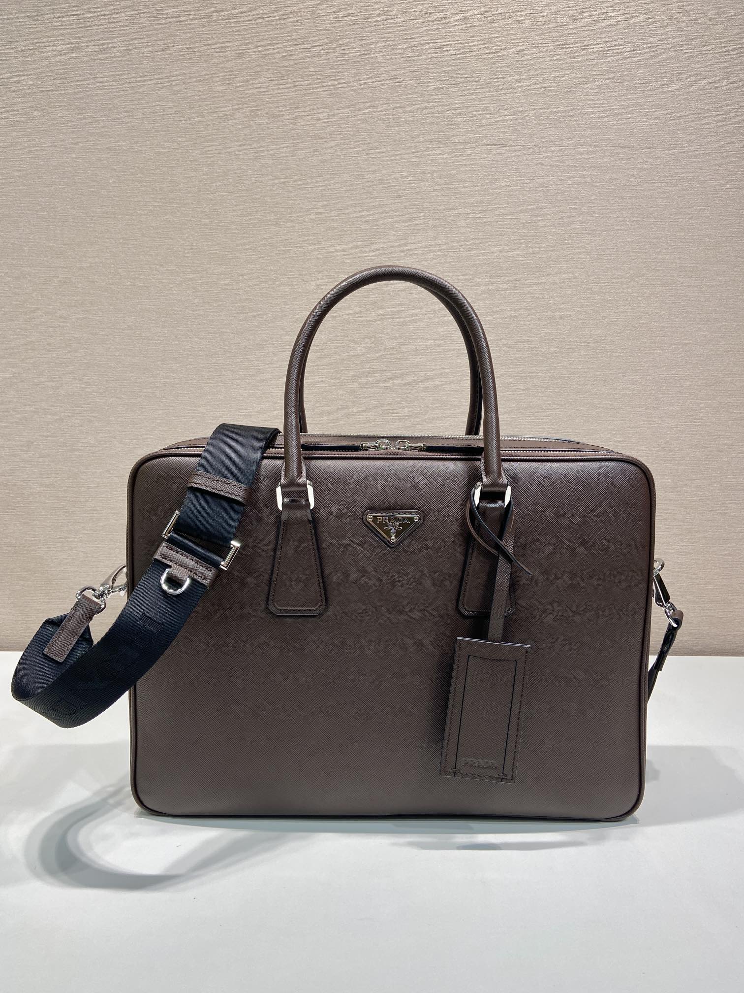 Prada 2VG039 Saffiano Leather Tote Bag-38*28*6.5CM