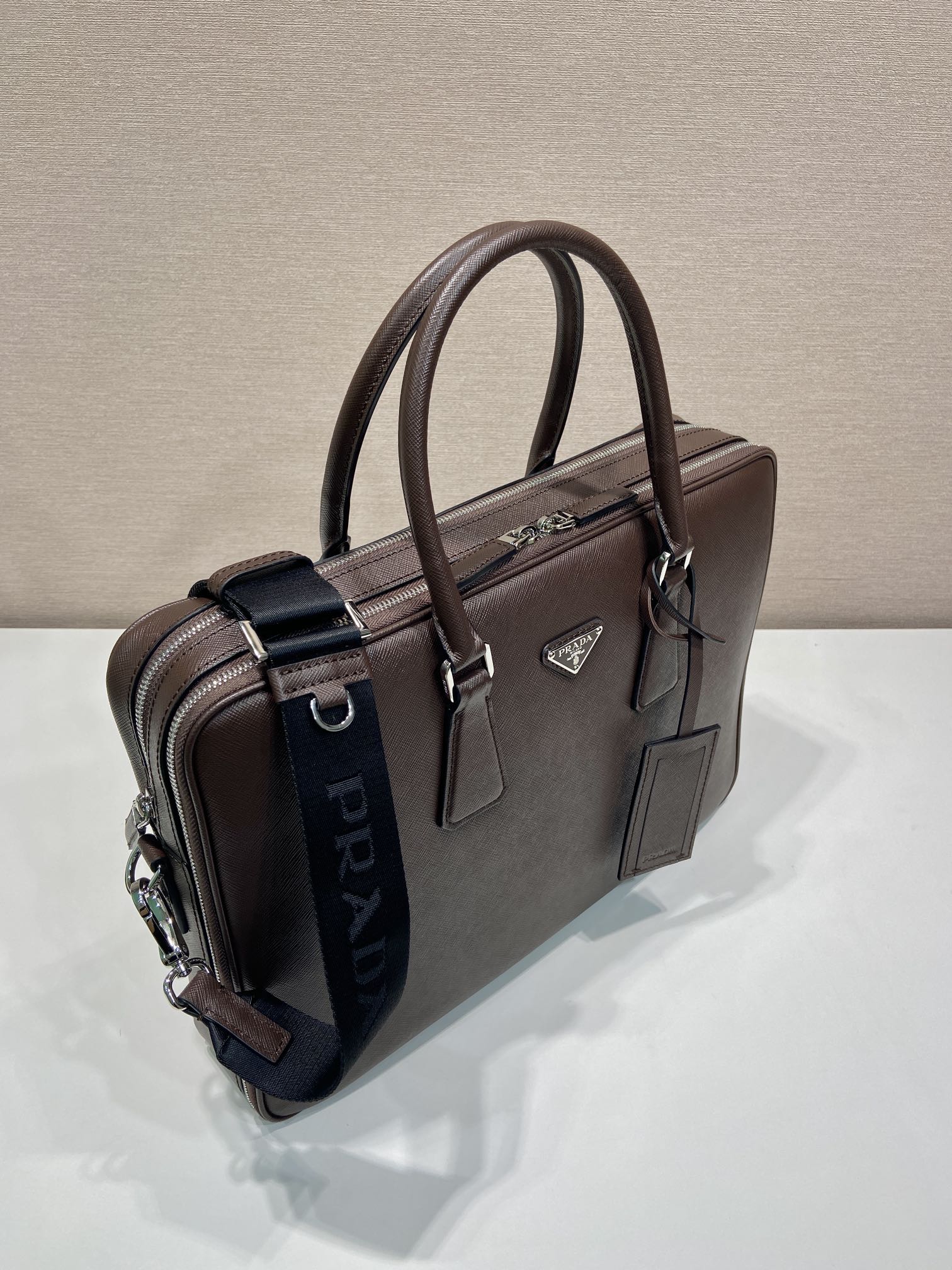 Prada 2VG039 Saffiano Leather Tote Bag-38*28*6.5CM