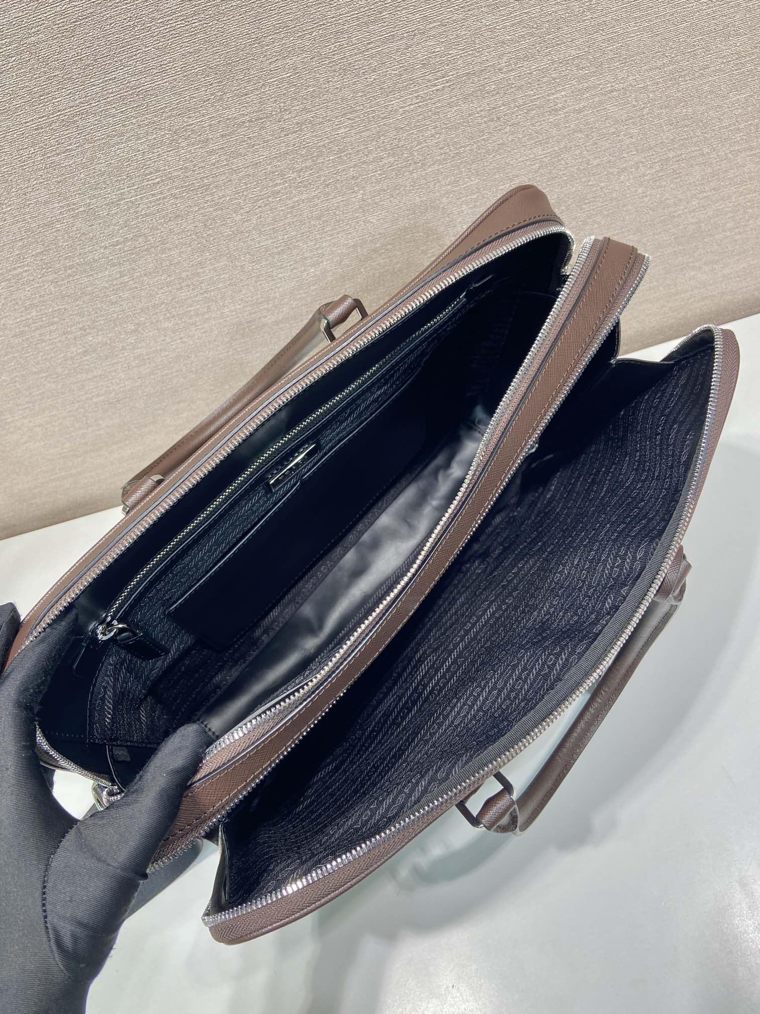 Prada 2VG039 Saffiano Leather Tote Bag-38*28*6.5CM