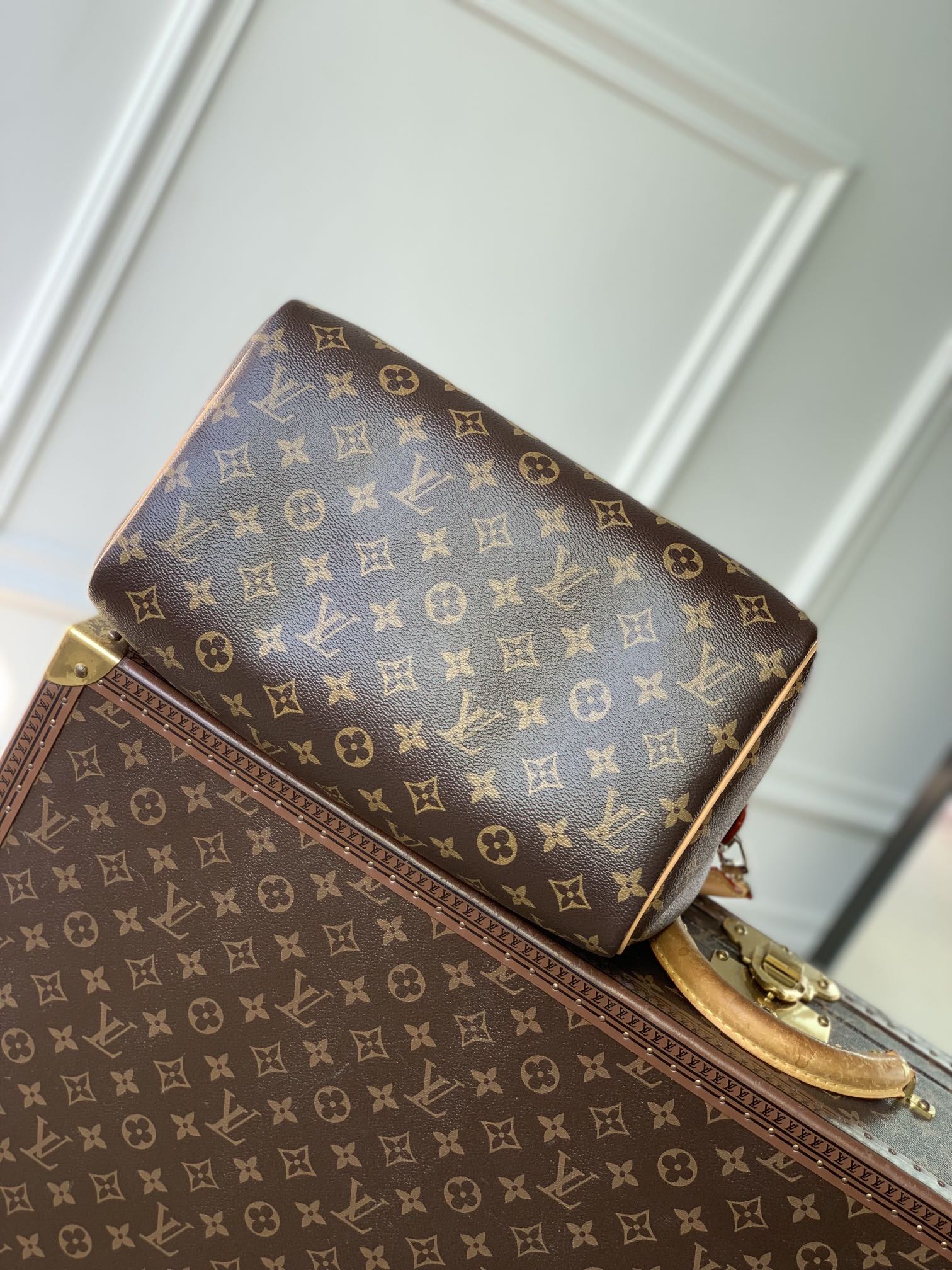 Louis Vuitton Speedy Soft 30 Boho Bag -21 x 17 x 30CM