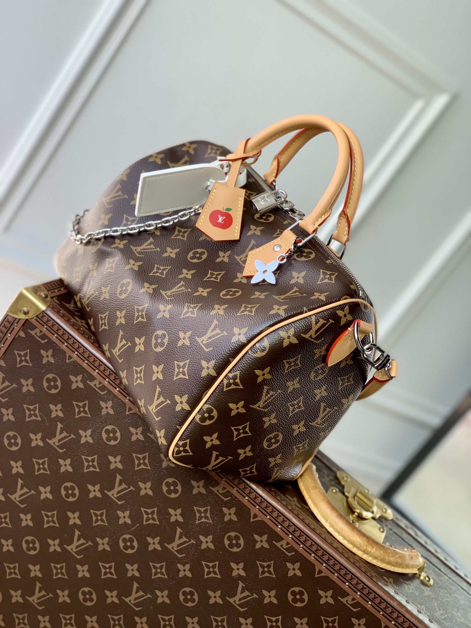 Louis Vuitton Speedy Soft 30 Boho Bag -21 x 17 x 30CM