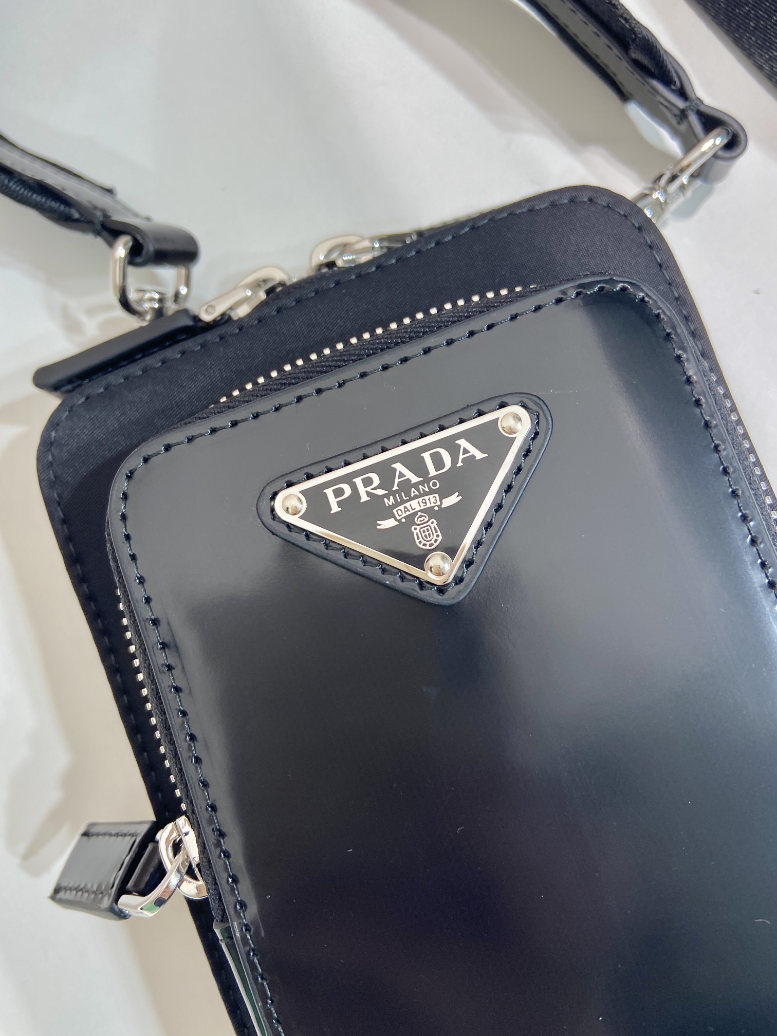 Prada Prada Prada Re-Nylon Phone Case Shoulder 2ZT060 Bag-11.5*18CM