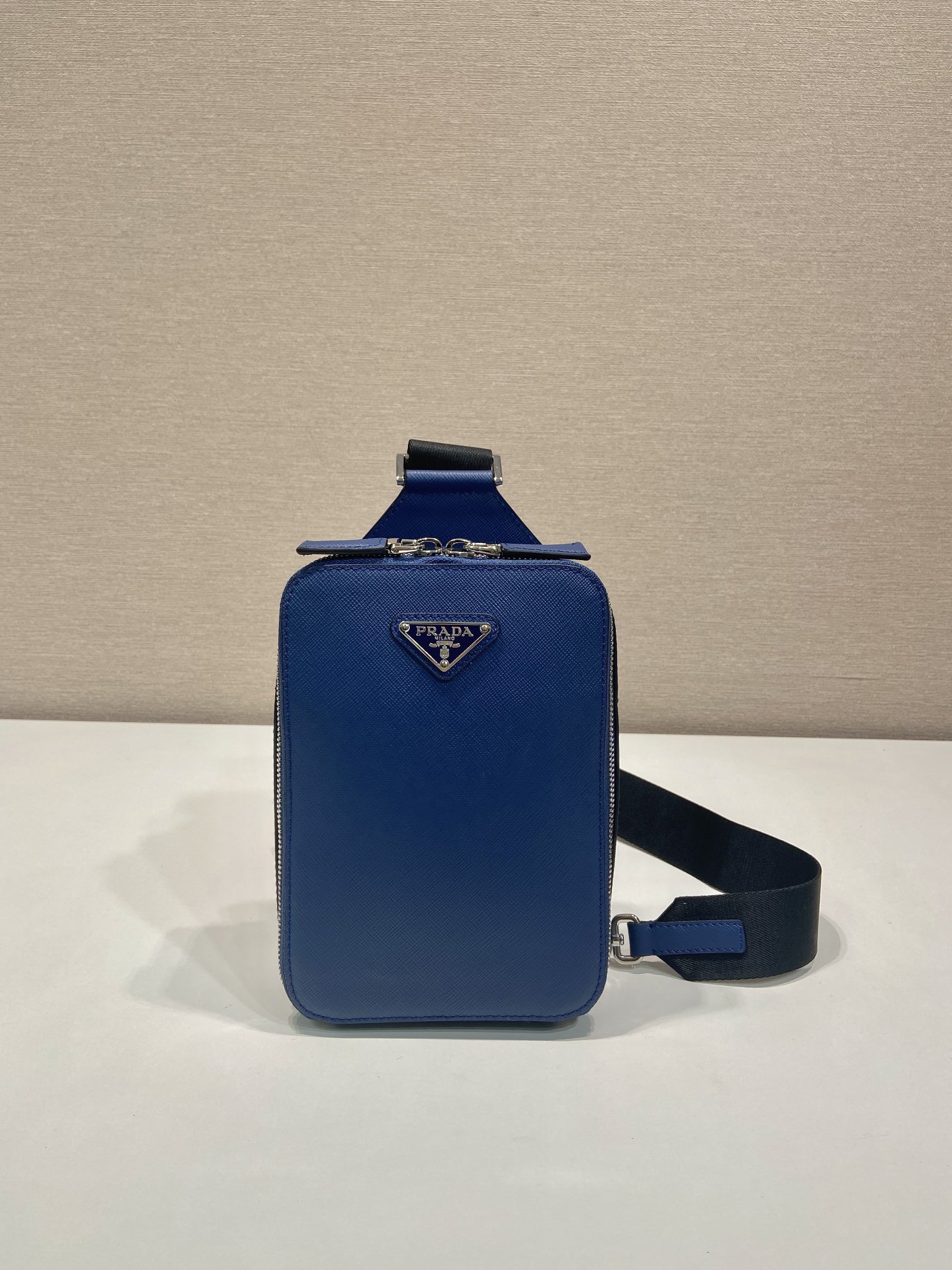 Prada 2VZ106 Prada Brique Saffiano Leather Bag-14*20*5CM