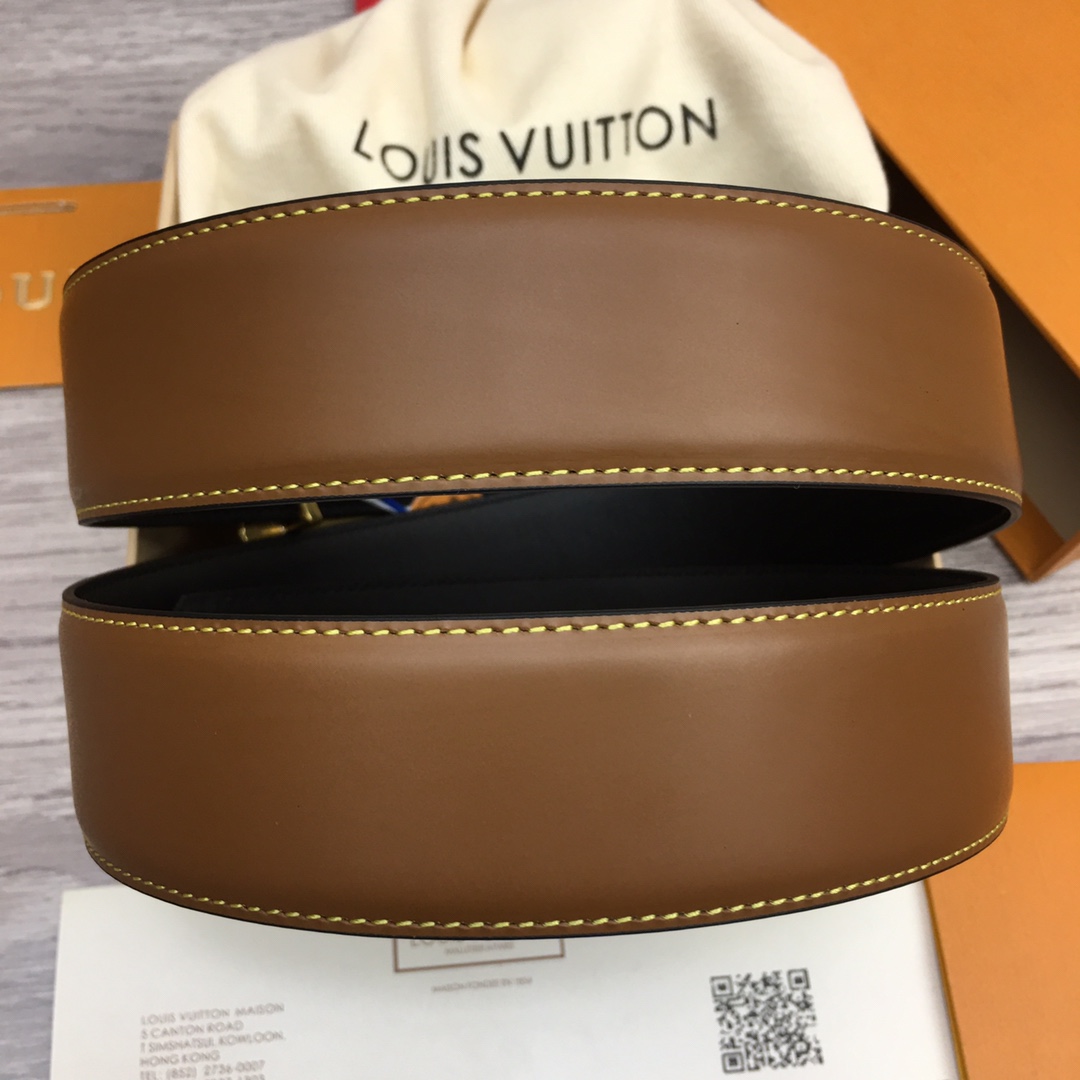 Louis Vuitton Men Belt-4CM
