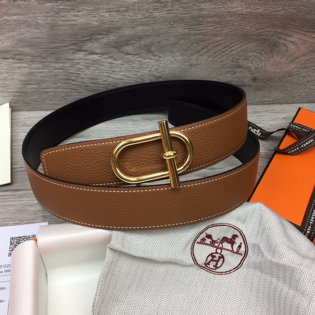 Hermes Men Belt-3.8CM