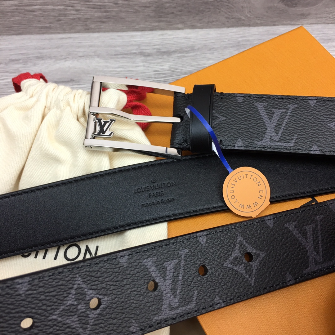 Louis Vuitton Men Belt-3.5CM