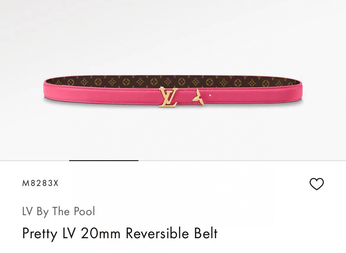 Louis Vuitton Women Belt-2&3CM