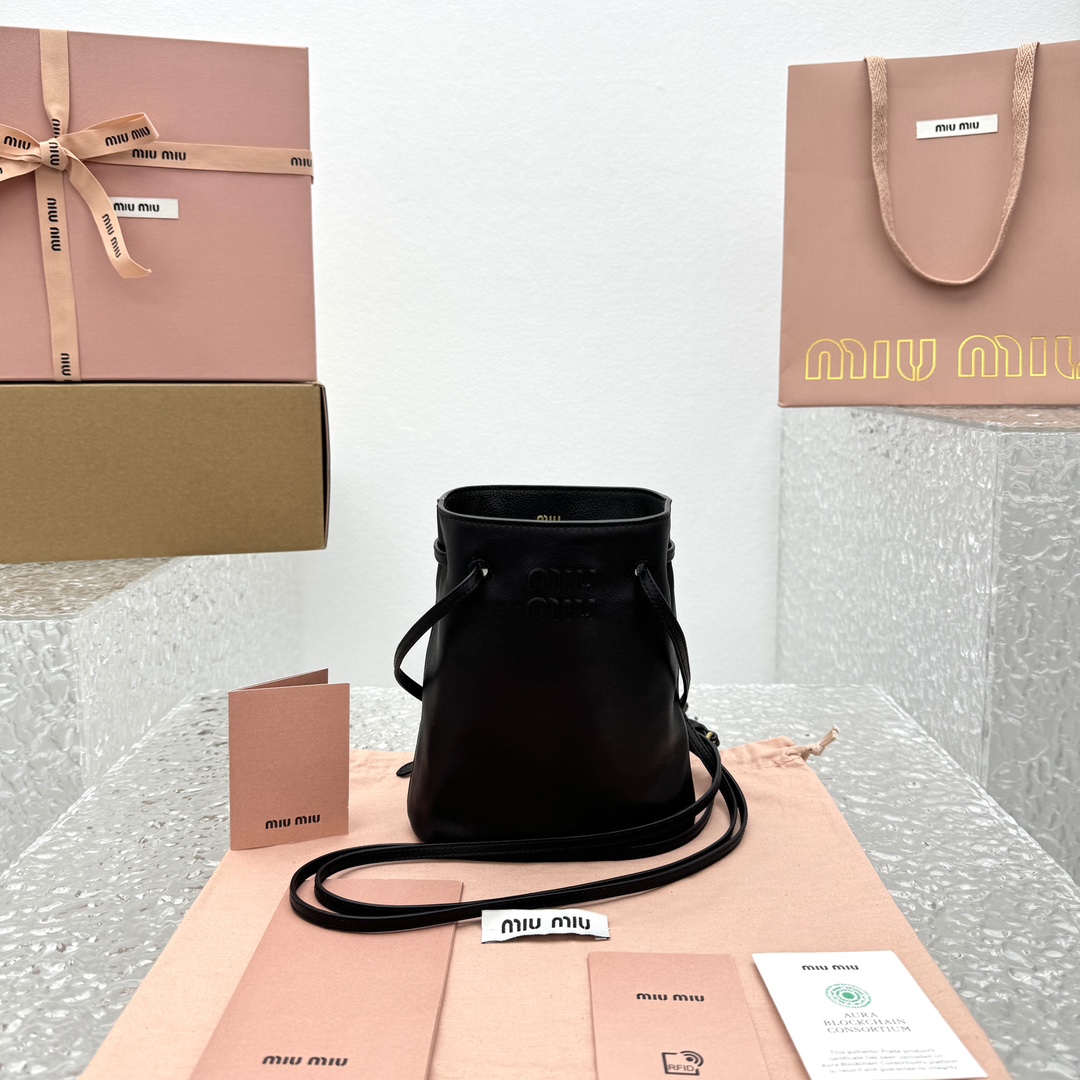 MiuMiu Nappa Bag -14*17*6CM