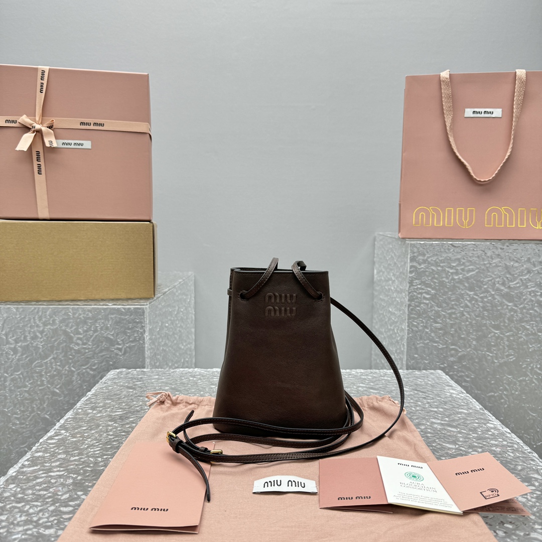 MiuMiu Nappa Bag -14*17*6CM