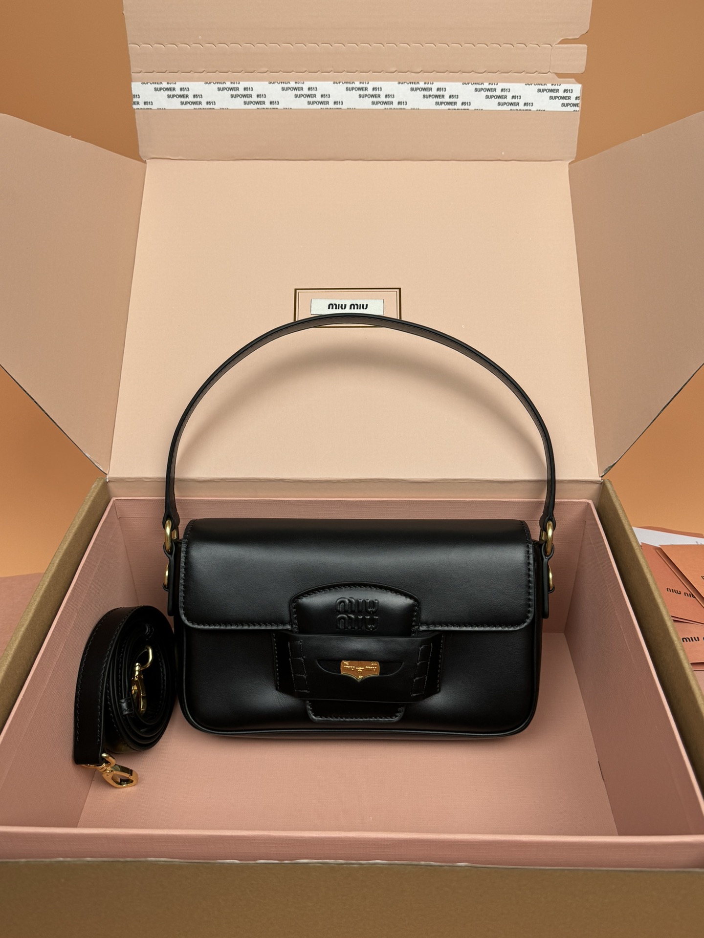 MiuMiu Penny Leather Bag-23*12.5*5CM