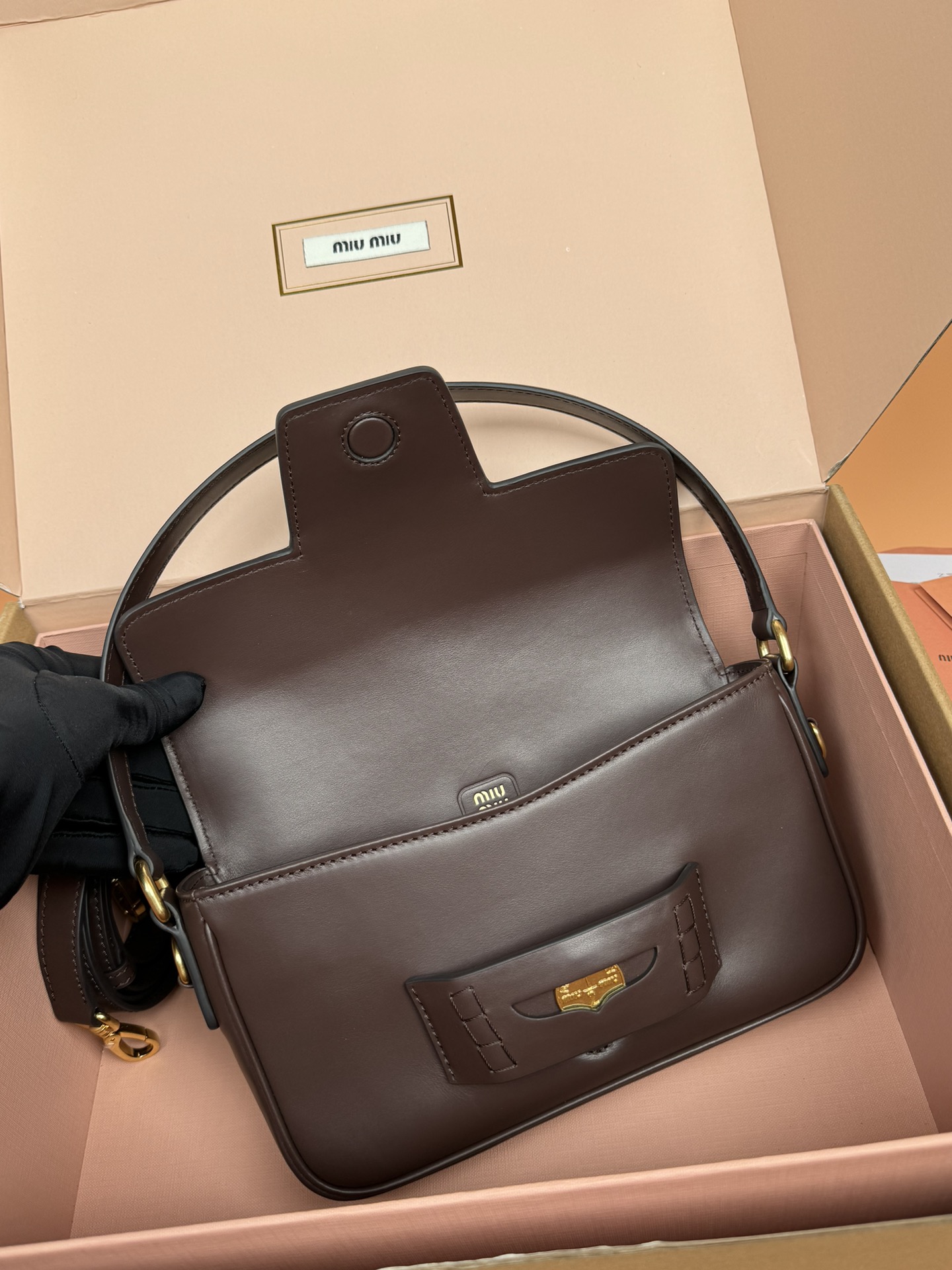 MiuMiu Penny Leather Bag-23*12.5*5CM