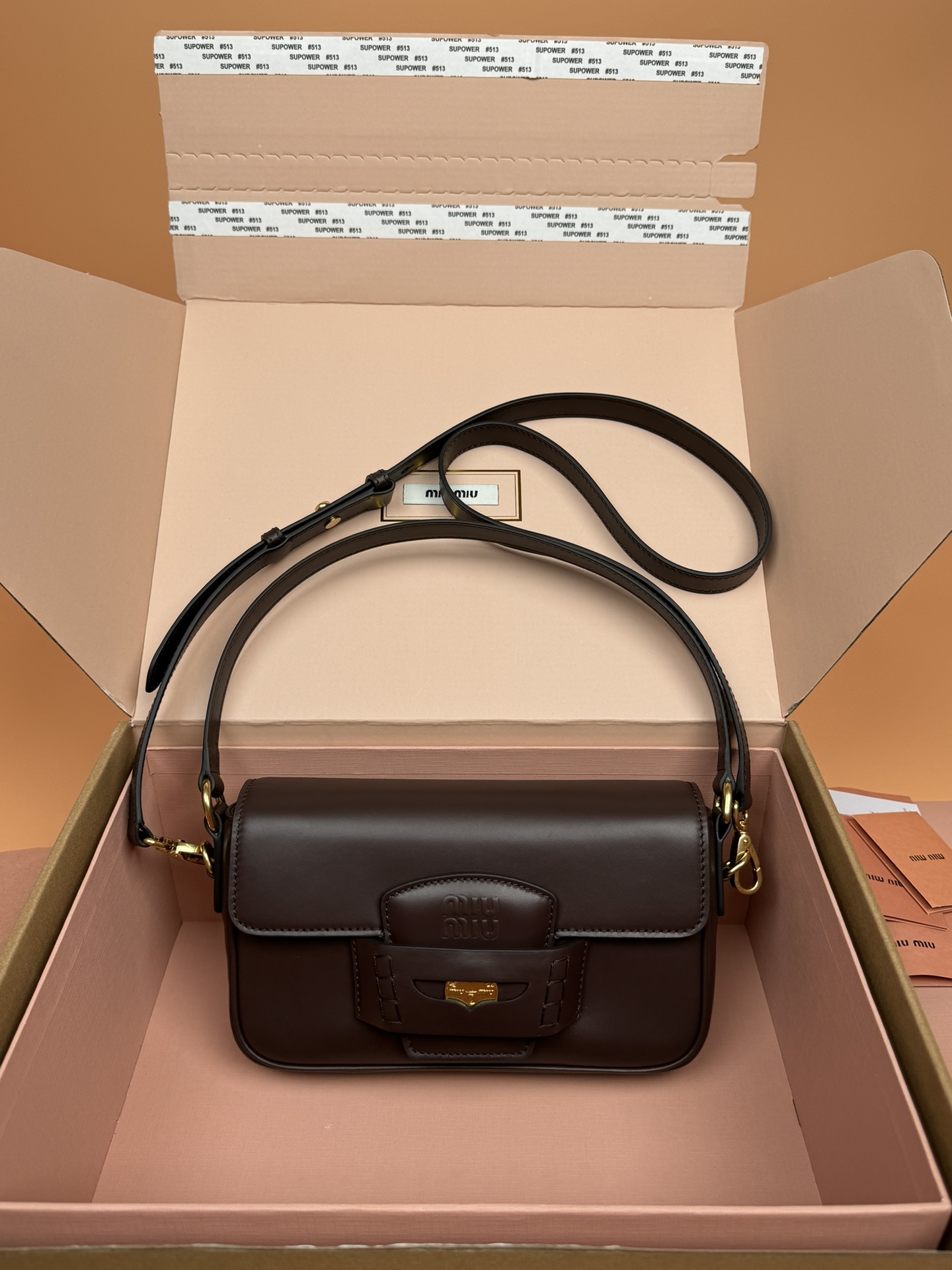 MiuMiu Penny Leather Bag-23*12.5*5CM