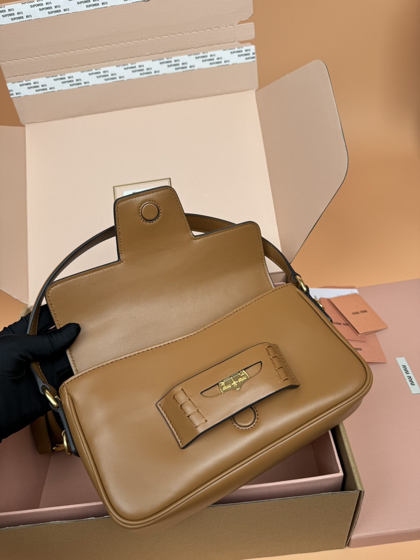 MiuMiu Penny Leather Bag-23*12.5*5CM