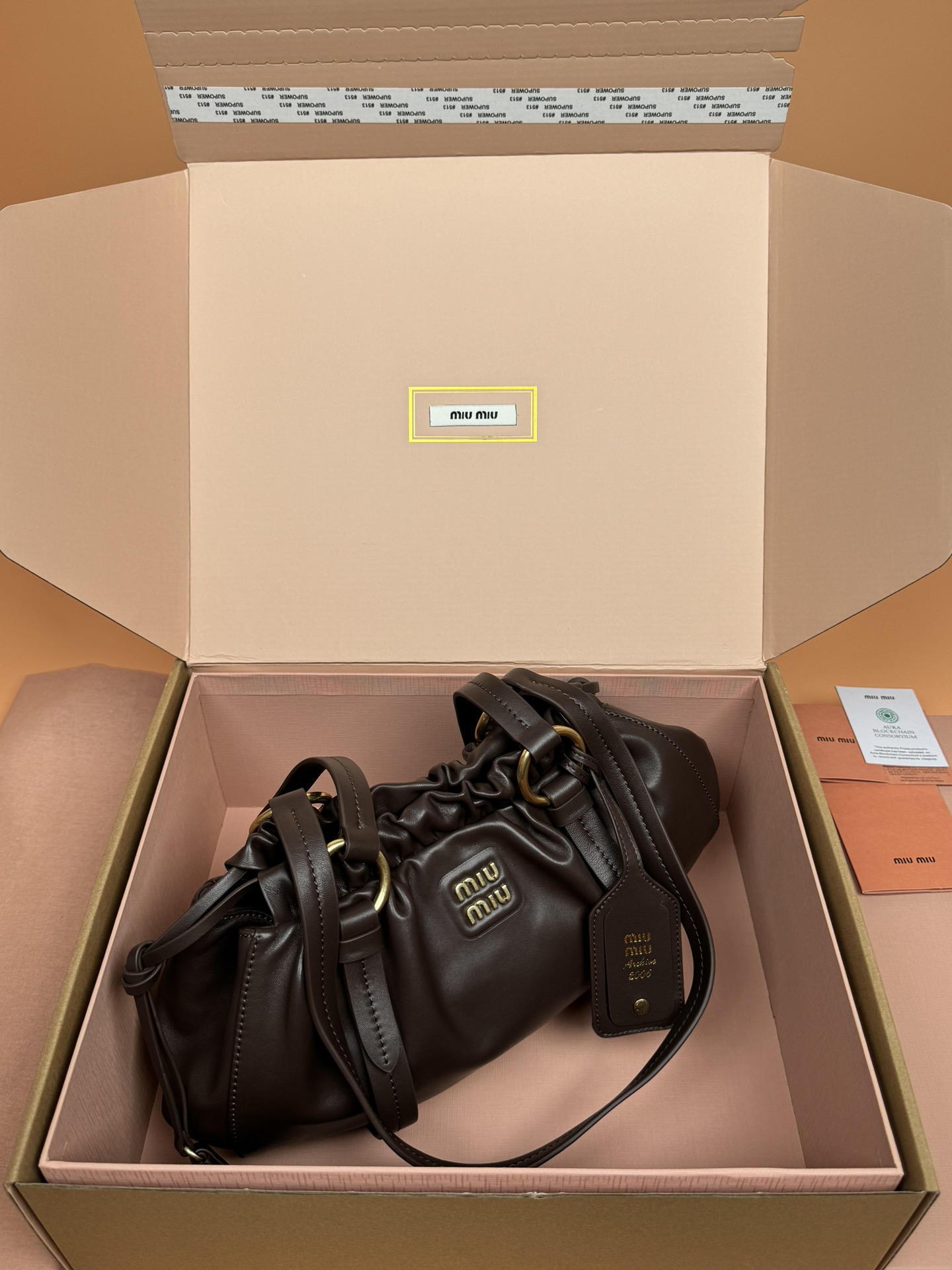 MiuMiu Joie Nappa Leather Bag-32*16*10.5CM