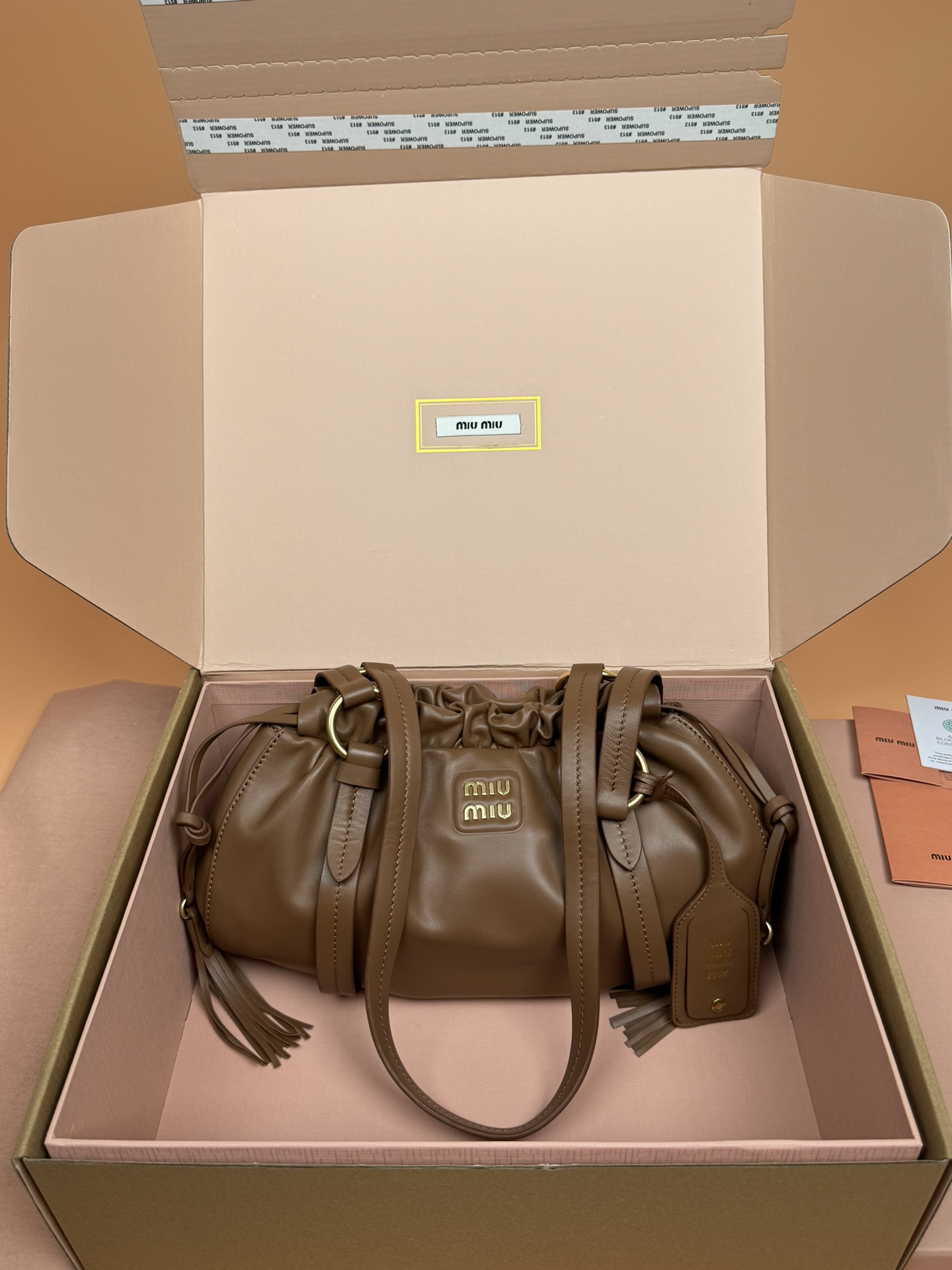 MiuMiu Joie Nappa Leather Bag-32*16*10.5CM