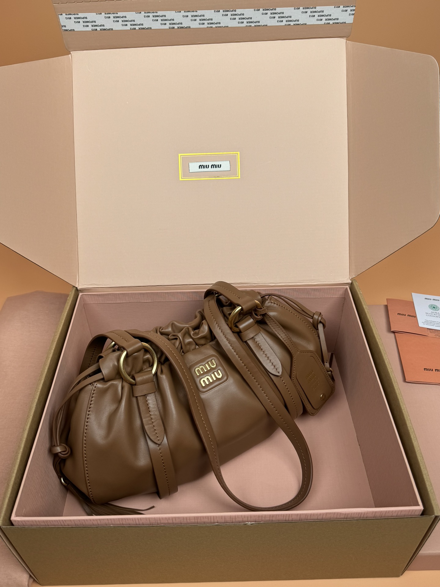 MiuMiu Joie Nappa Leather Bag-32*16*10.5CM