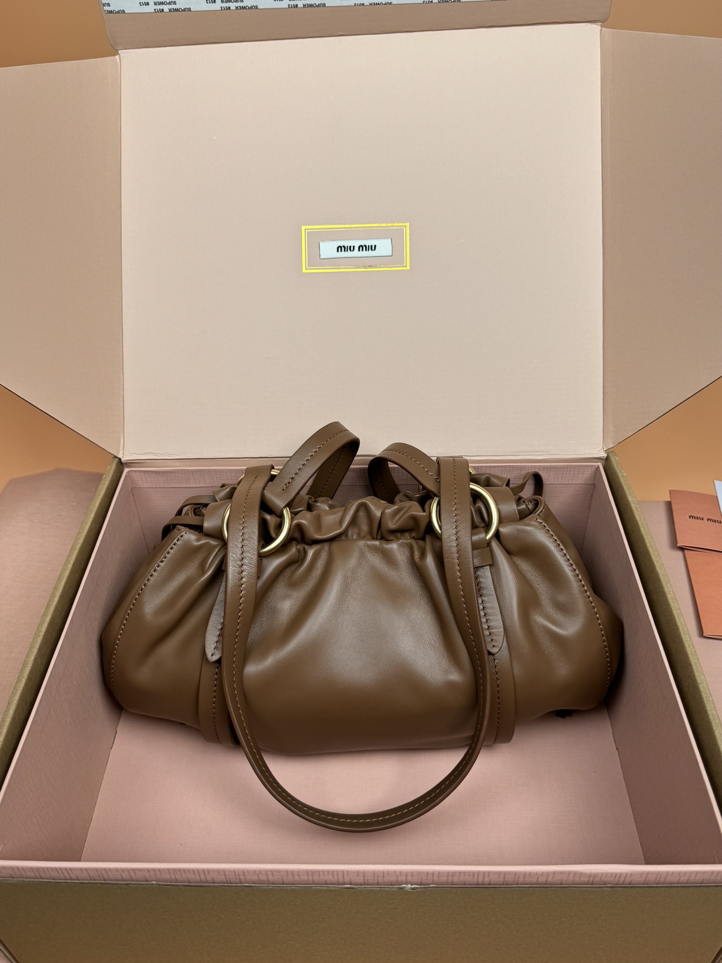 MiuMiu Joie Nappa Leather Bag-32*16*10.5CM