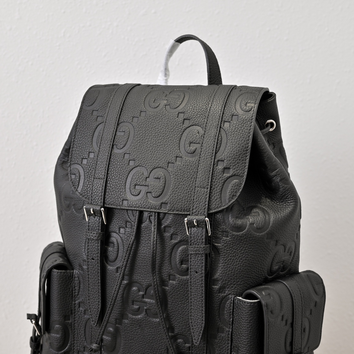 GUCCI Medium Jumbo GG Backpack-Black-41*34*12CM