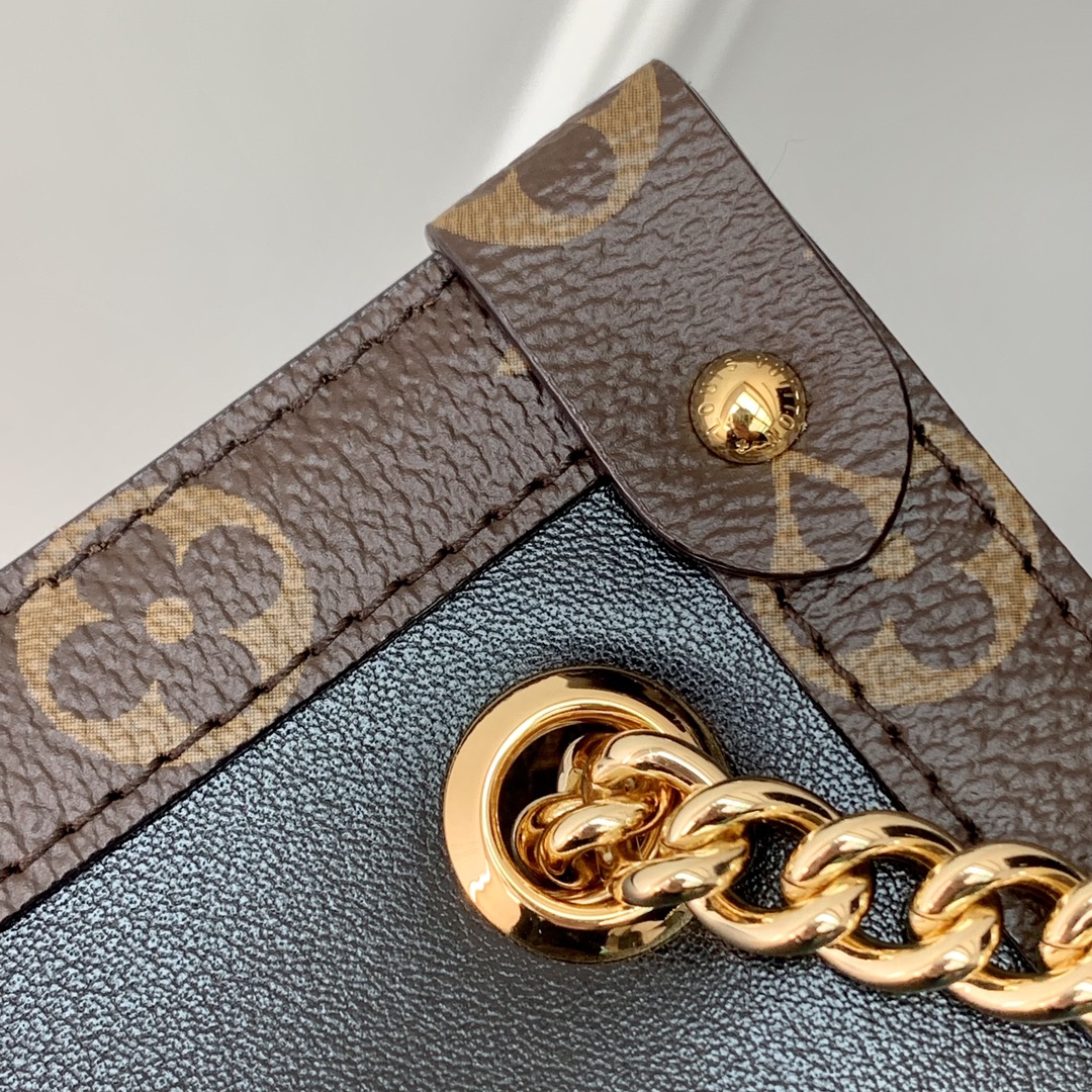 Louis Vuitton Nova MM Black Calf-M13140-20 x 9 x 31CM