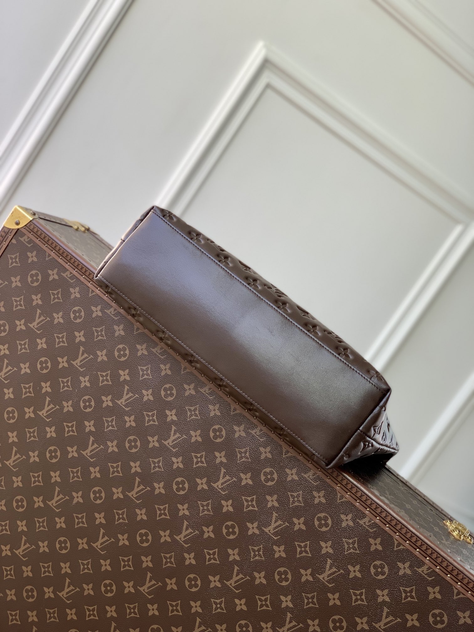 Louis Vuitton Coussin Hobo MM Black Calf Bag-38*33*10CM