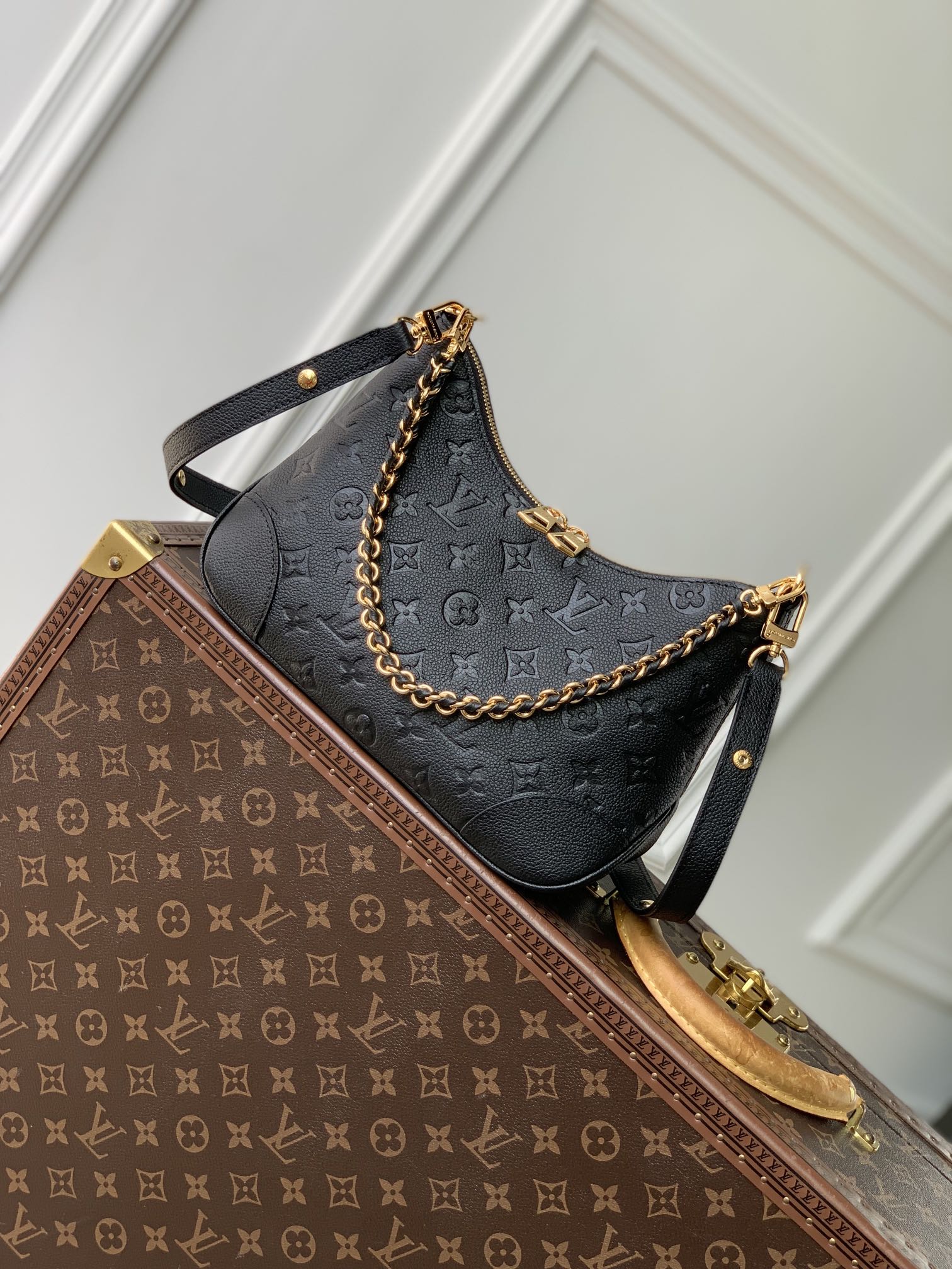 Louis Vuitton Carryall PM Black Monogram-24 x 12 x 29.5CM
