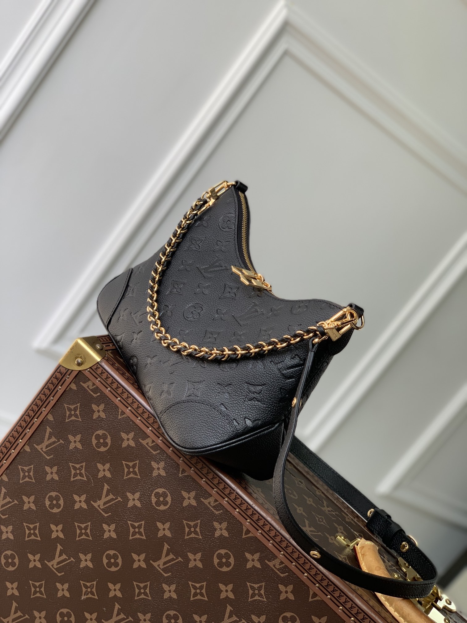 Louis Vuitton Carryall PM Black Monogram-24 x 12 x 29.5CM