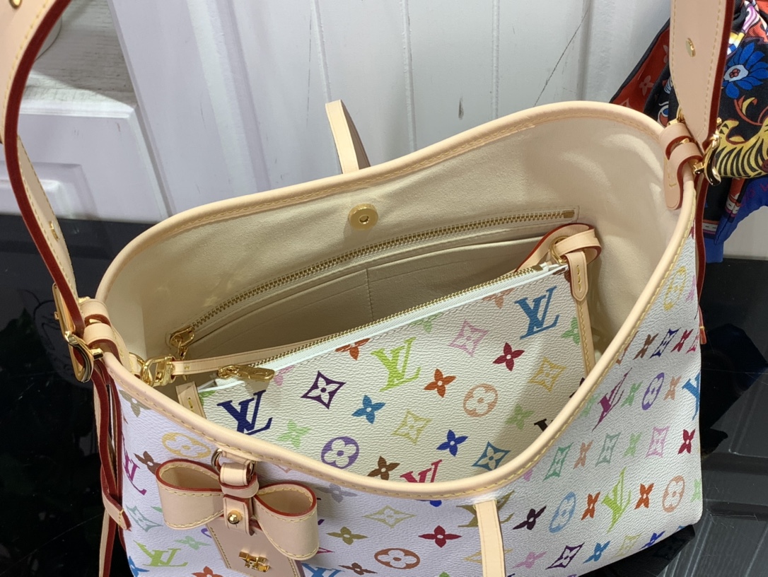 Louis Vuitton Carryall PM Black Monogram-24 x 12 x 29.5CM